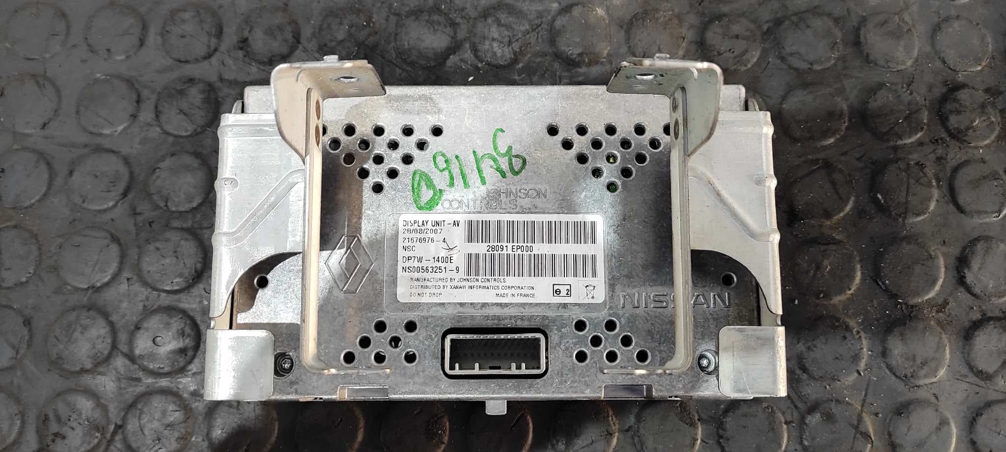 Recambio de PANTALLA MULTIFUNCION para NISSAN QASHQAI (J10) M9R referencia OEM IAM 28091EP000   - NEGRO 6
