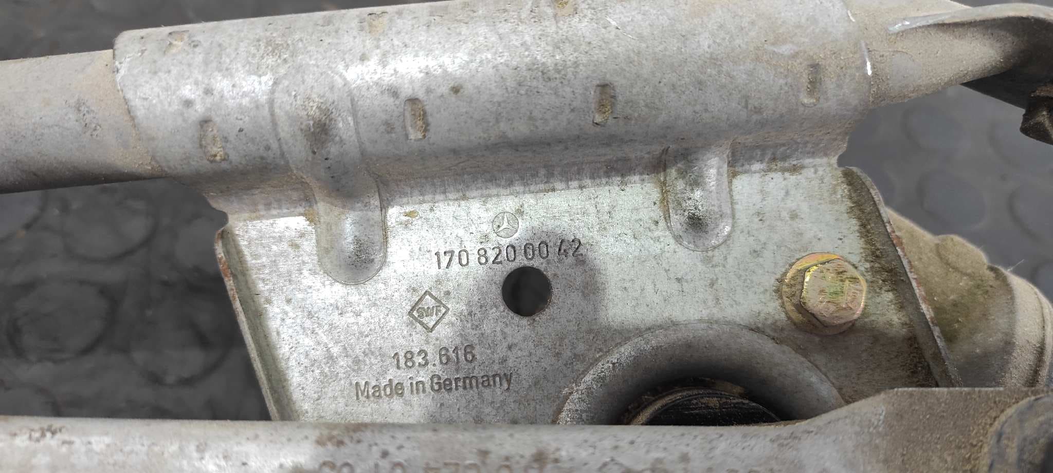Recambio de MOTOR LIMPIA DELANTERO para MERCEDES-BENZ CLASE SLK (W170) ROADSTER 230 Compressor (170.447) M111973 referencia OEM IAM A1708200242   - AZUL 2
