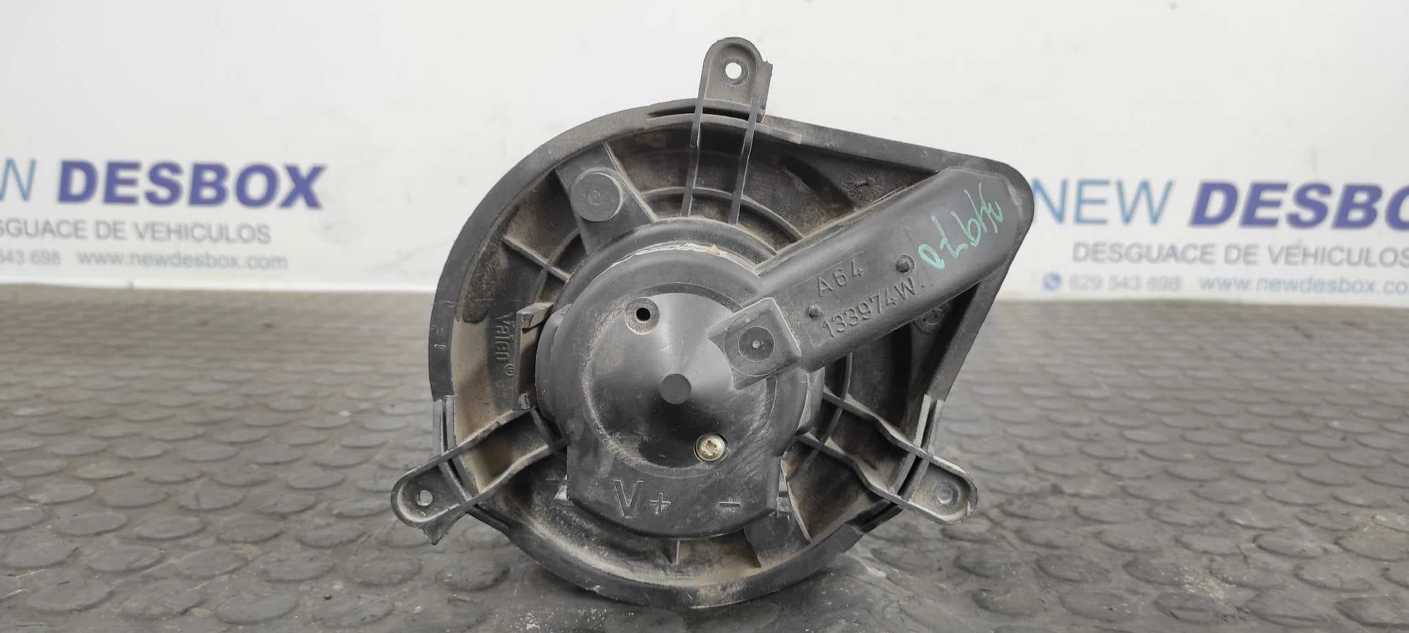 Recambio de MOTOR CALEFACCION para RENAULT MASTER DOBLE CABINE, CAJA ABIERTA/CHASIS Chasis Batalla 3578 mm G9T C7 referencia OEM IAM 133974W - BLANCO