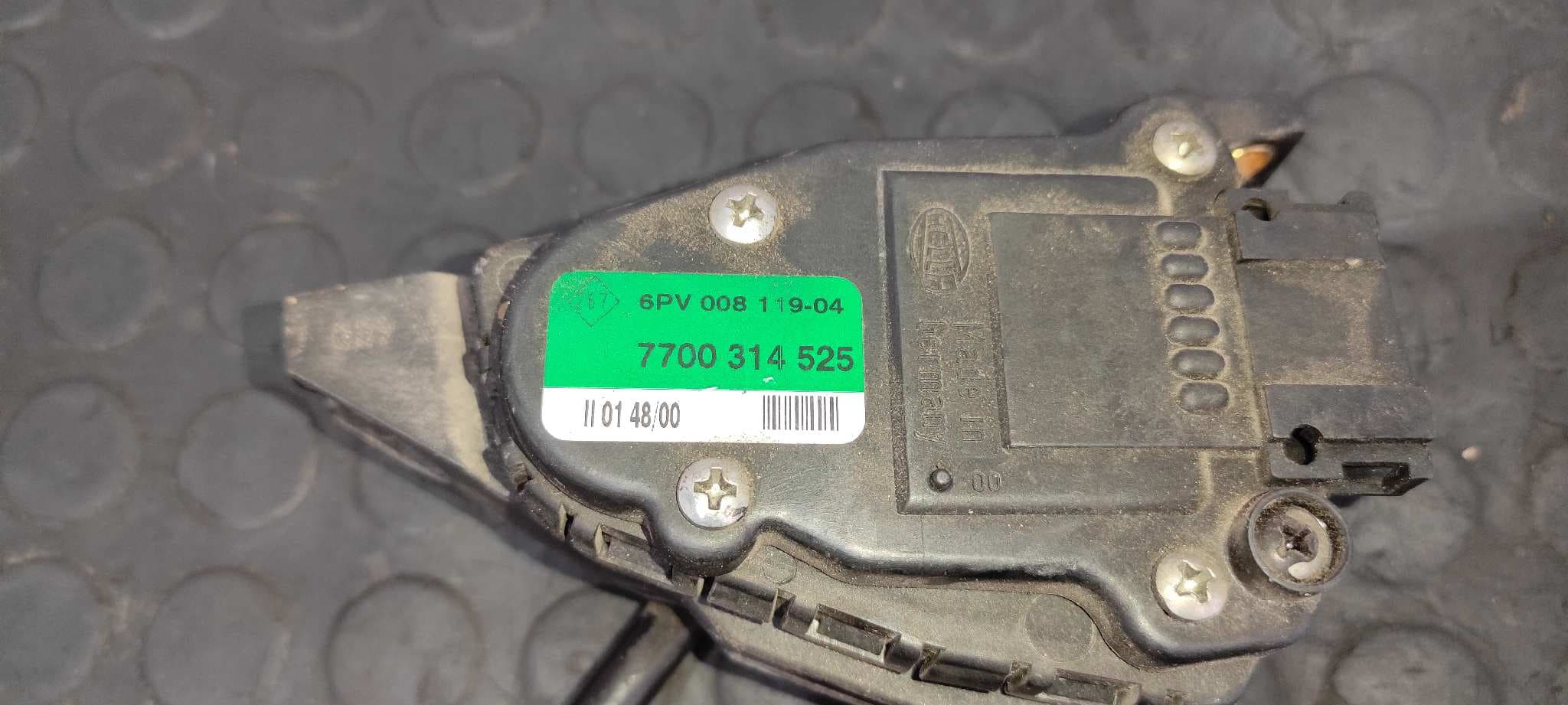 Recambio de POTENCIOMETRO PEDAL para RENAULT MASTER DOBLE CABINE, CAJA ABIERTA/CHASIS Chasis Batalla 3578 mm G9T C7 referencia OEM IAM 7700314525   - BLANCO 7