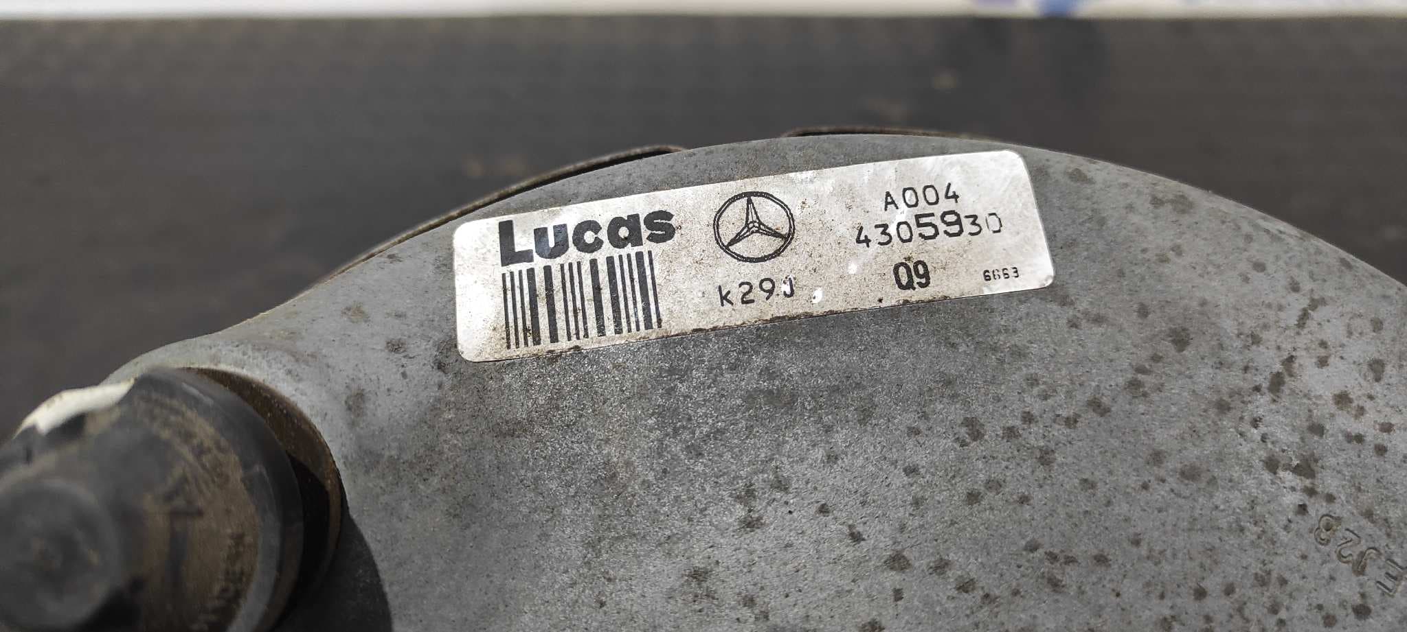 Recambio de SERVOFRENO para MERCEDES-BENZ CLASE SLK (W170) ROADSTER 230 Compressor (170.447) M111973 referencia OEM IAM A0044305930   - AZUL 3