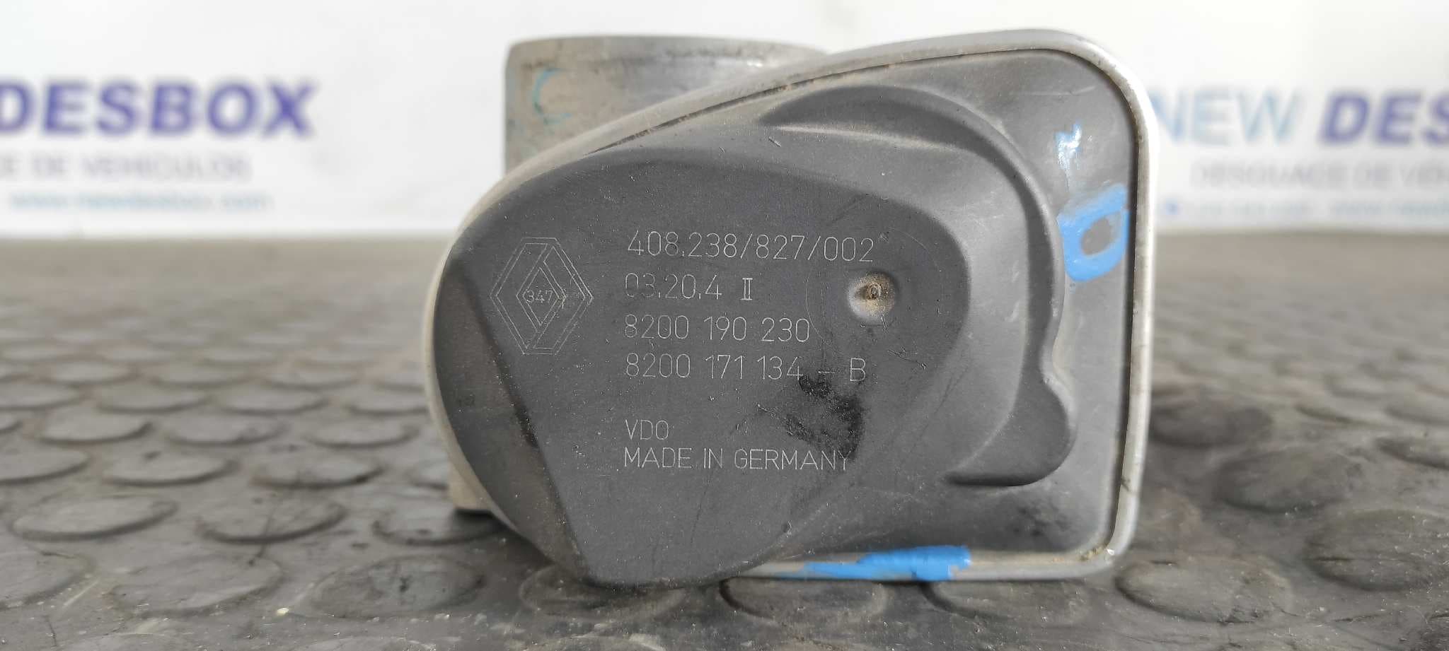Recambio de CAJA MARIPOSA para RENAULT MEGANE II BERLINA 5P 1.6 16V K4M T7 referencia OEM IAM 8200190230   - GRIS 2