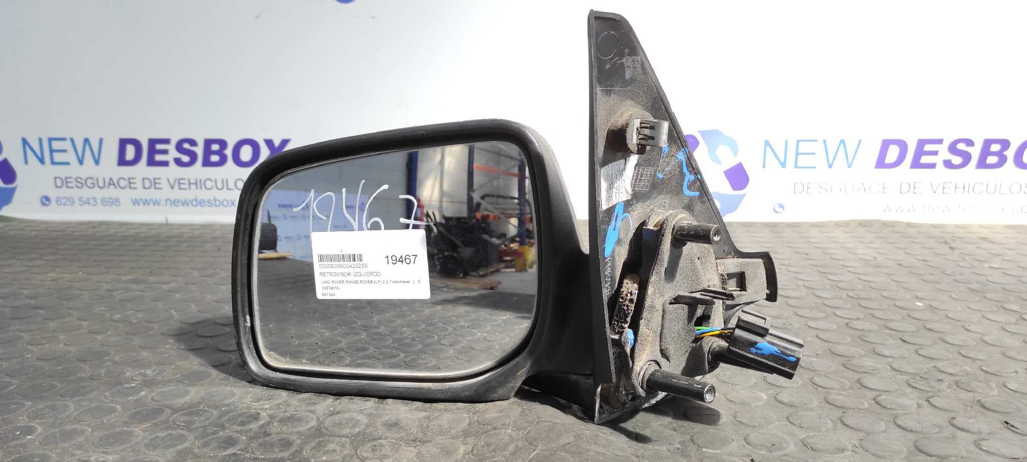 Recambio de RETROVISOR IZQUIERDO para LAND ROVER RANGE ROVER (LP) 2.5 Turbodiesel 256TBMW referencia OEM IAM B37363   - VERDE