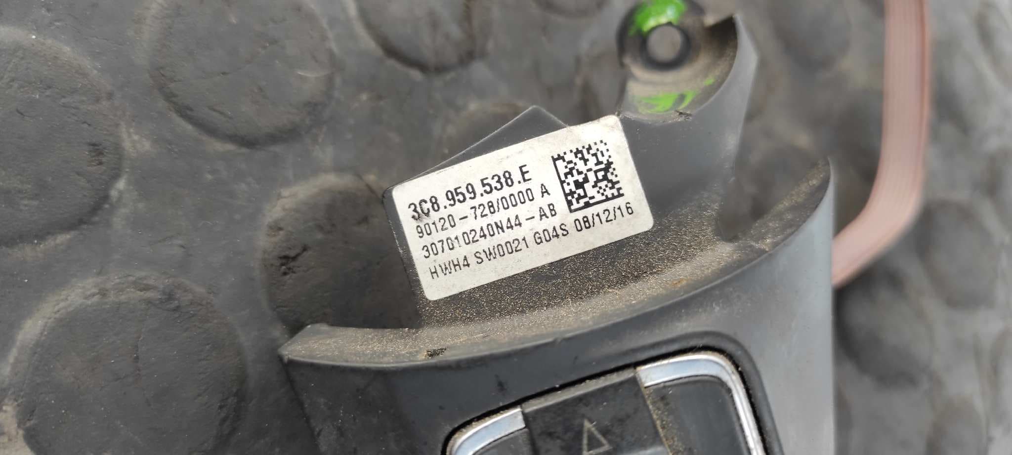 Recambio de MANDO VOLANTE para VOLKSWAGEN GOLF VI (5K1) Sport CAVD referencia OEM IAM 3C8959538E   - NEGRO 3