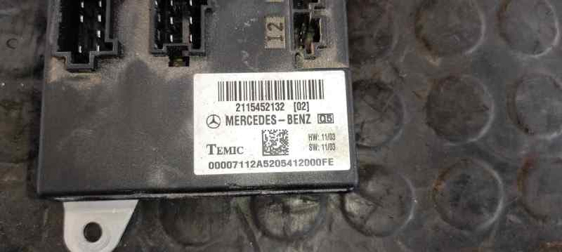 Recambio de MODULO ELECTRONICO para MERCEDES-BENZ CLASE E (W211) BERLINA E 270 CDI (211.016) OM647961 referencia OEM IAM 2115452132   - AZUL 2