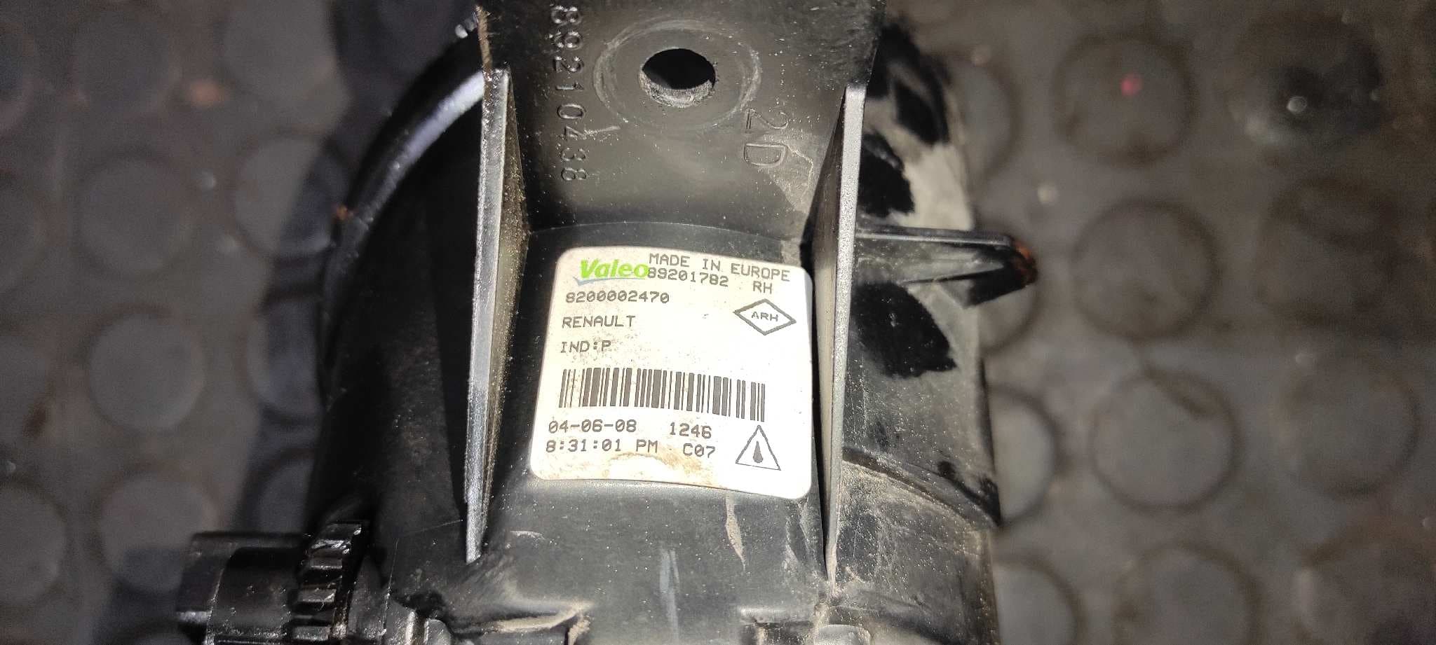 Recambio de FARO ANTINIEBLA DERECHO para RENAULT GRAND MODUS Authentique K9KT7 referencia OEM IAM 8200002470   - NEGRO 5