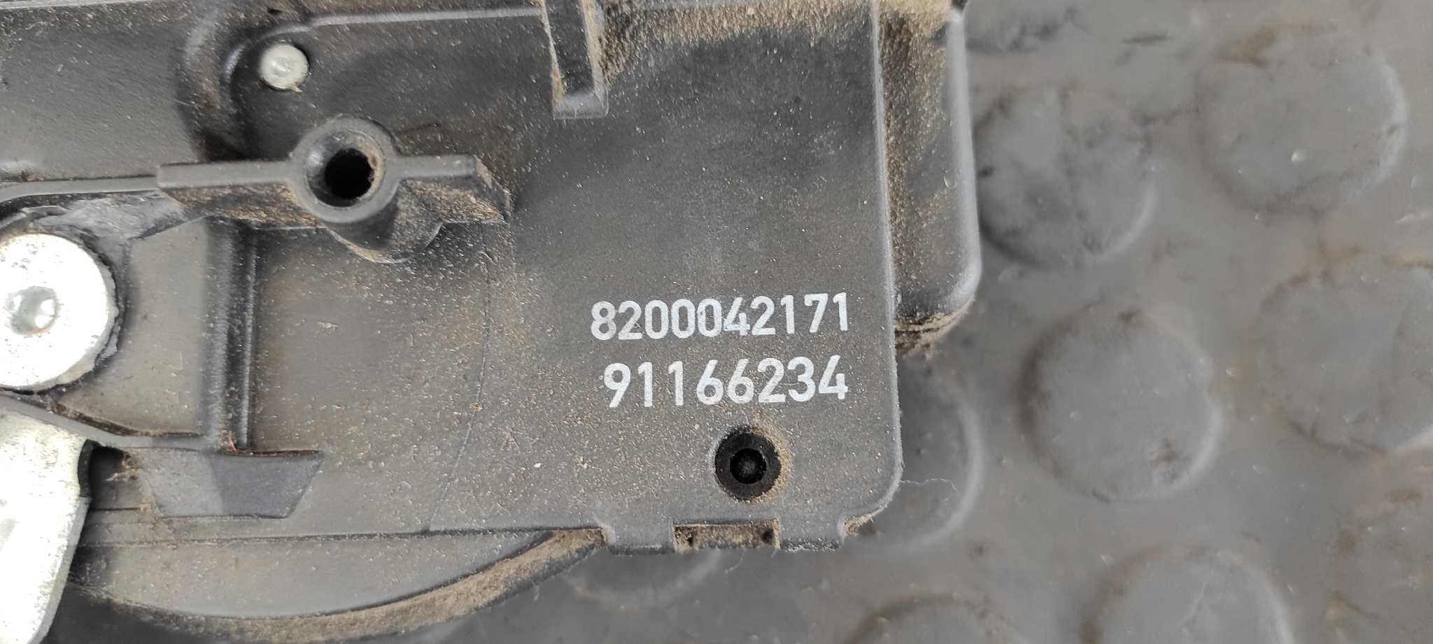 Recambio de CERRADURA PUERTA DELANTERA DERECHA para RENAULT TRAFIC COMBI (AB 4.01) 6 - plazas (L2H1) acristalado parcial 2,9t   Combi largo G9UB7 referencia OEM IAM 8200042171   - BLANCO 4