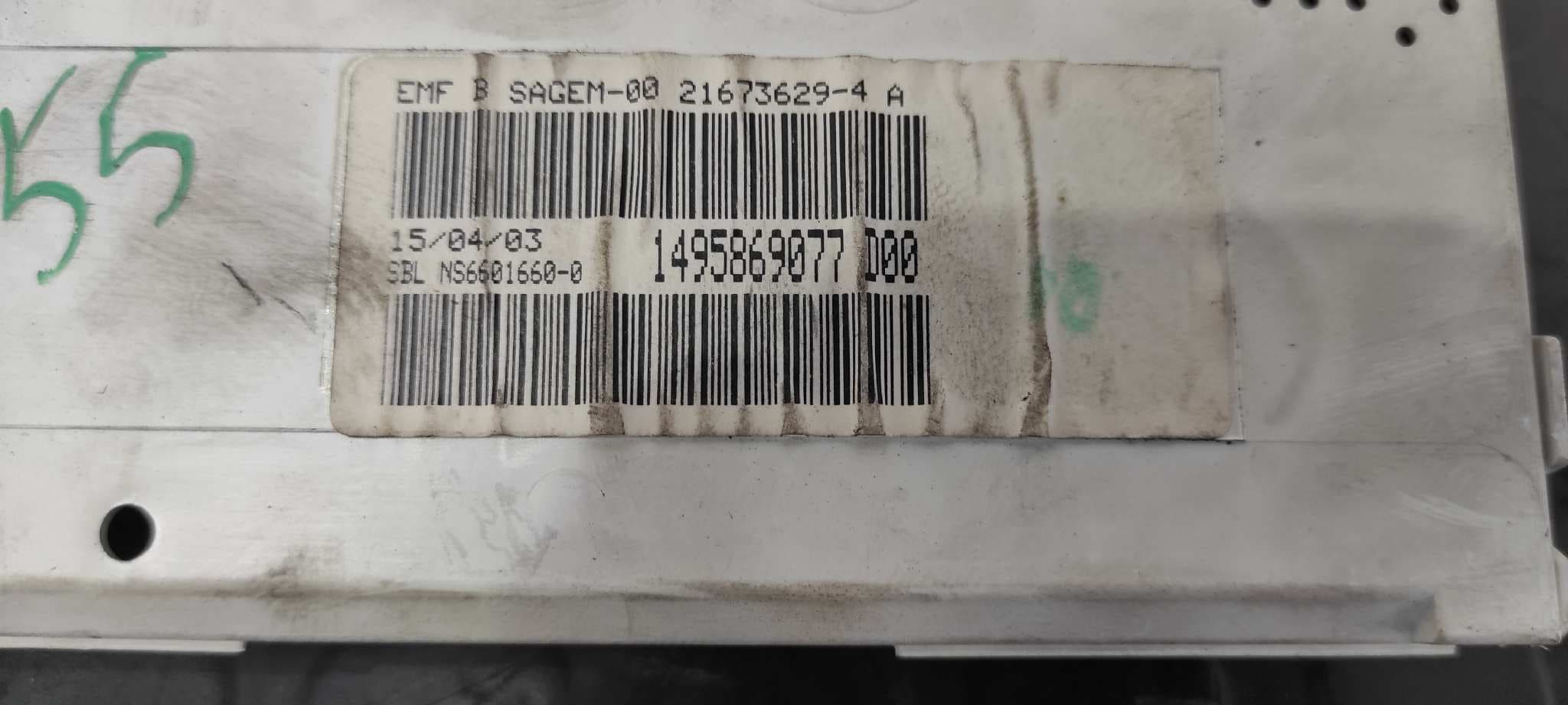 Recambio de PANTALLA MULTIFUNCION para CITROEN C8 2.2 HDi 16V PREMIER II 4HWDW12TED4 referencia OEM IAM 1495869077   - BLANCO 4