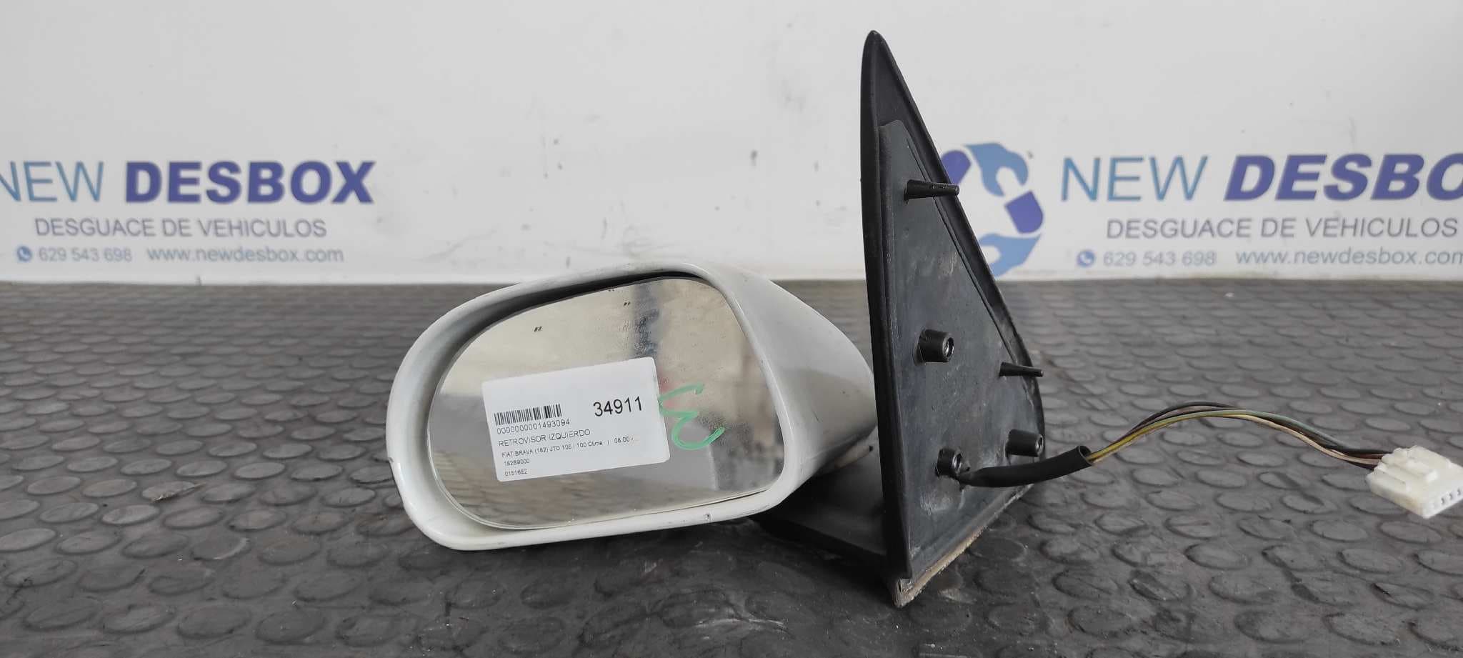 Recambio de RETROVISOR IZQUIERDO para FIAT BRAVA (182) JTD 105 / 100 Clima 182B9000 referencia OEM IAM 0151682   - BLANCO