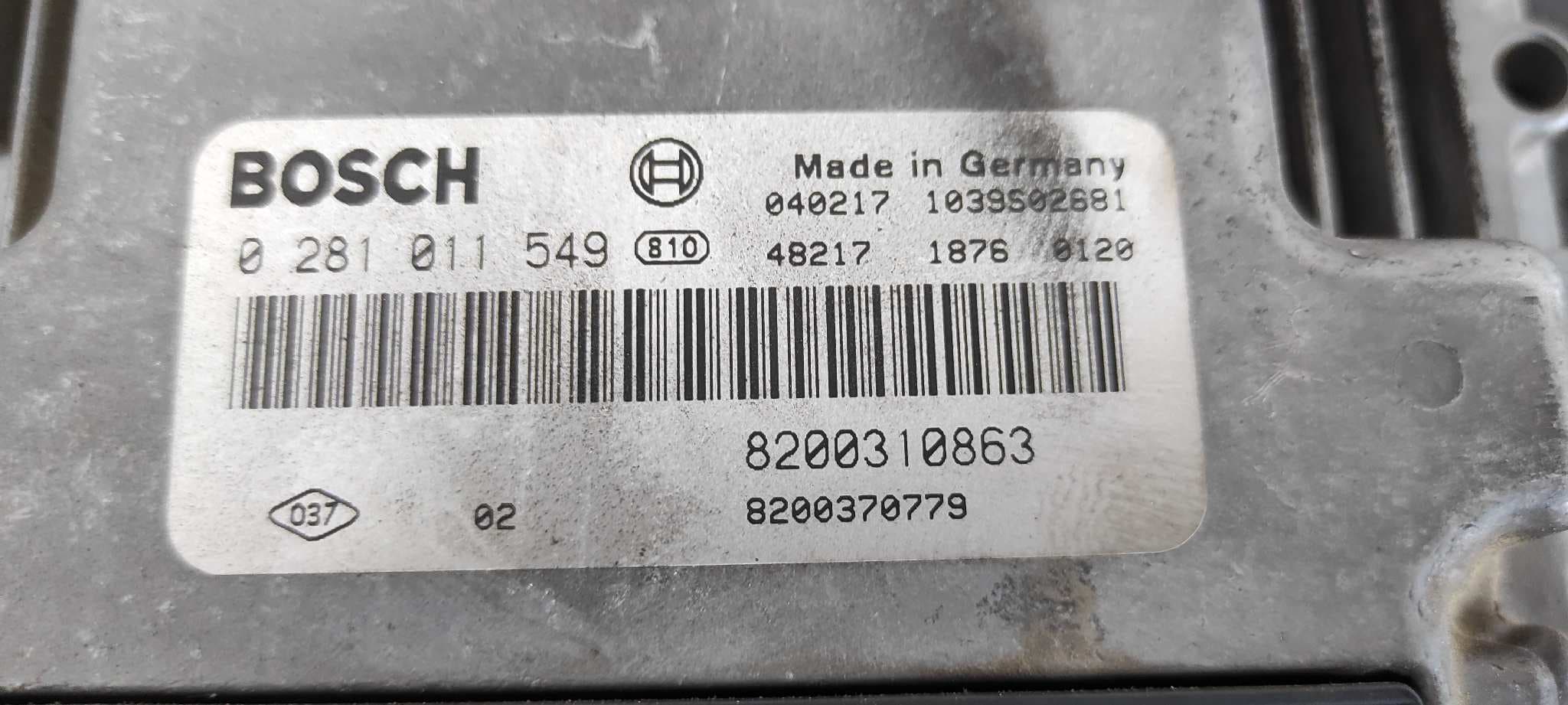 Recambio de CENTRALITA MOTOR UCE para RENAULT MEGANE II BERLINA 3P F9Q D8 referencia OEM IAM 8200310863   - BLANCO 5