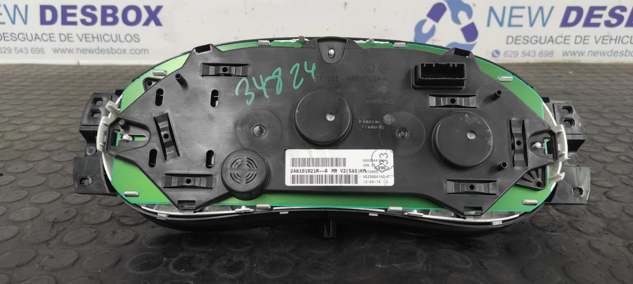 Recambio de CUADRO INSTRUMENTOS para DACIA SANDERO K9K612 referencia OEM IAM 248101921R   - AZUL 5