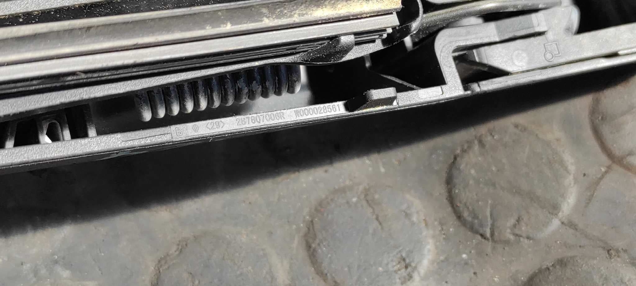 Recambio de BRAZO LIMPIA TRASERO para DACIA SANDERO Stepway K9K612 referencia OEM IAM 287807006R   - AZUL 4
