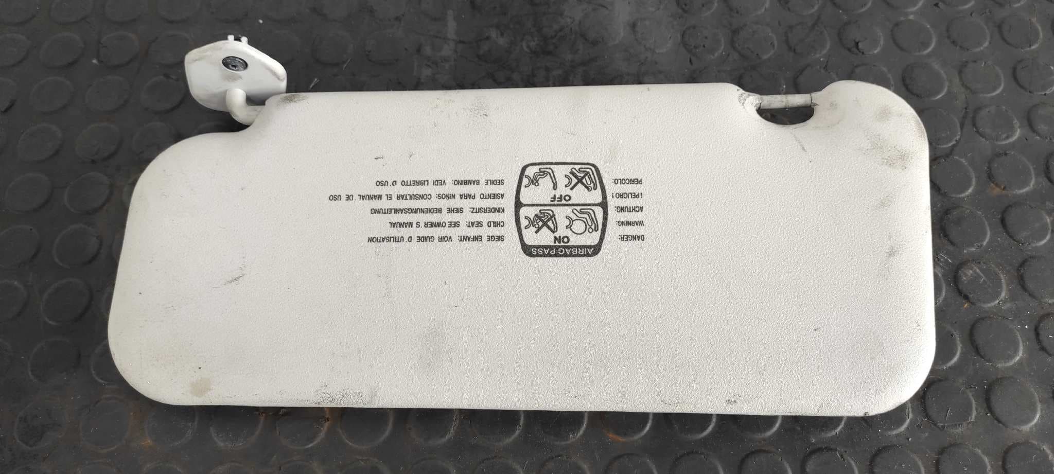 Recambio de PARASOL DERECHO para CITROEN XSARA PICASSO 1.6 16V Exclusive NFV referencia OEM IAM    - BLANCO 2