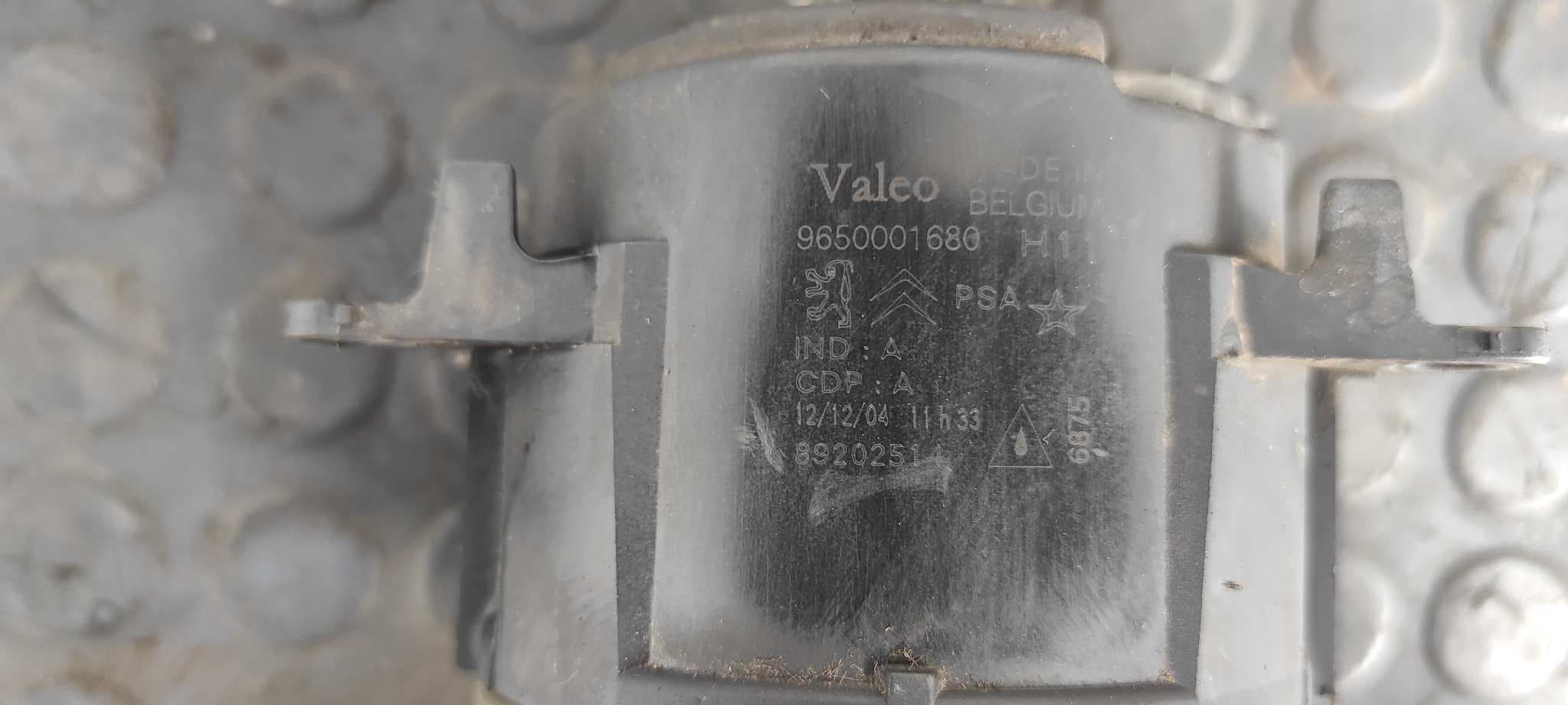 Recambio de FARO ANTINIEBLA DERECHO para CITROEN XSARA PICASSO 1.6 16V CAT (NFU / TU5JP4) referencia OEM IAM 9650001680 4