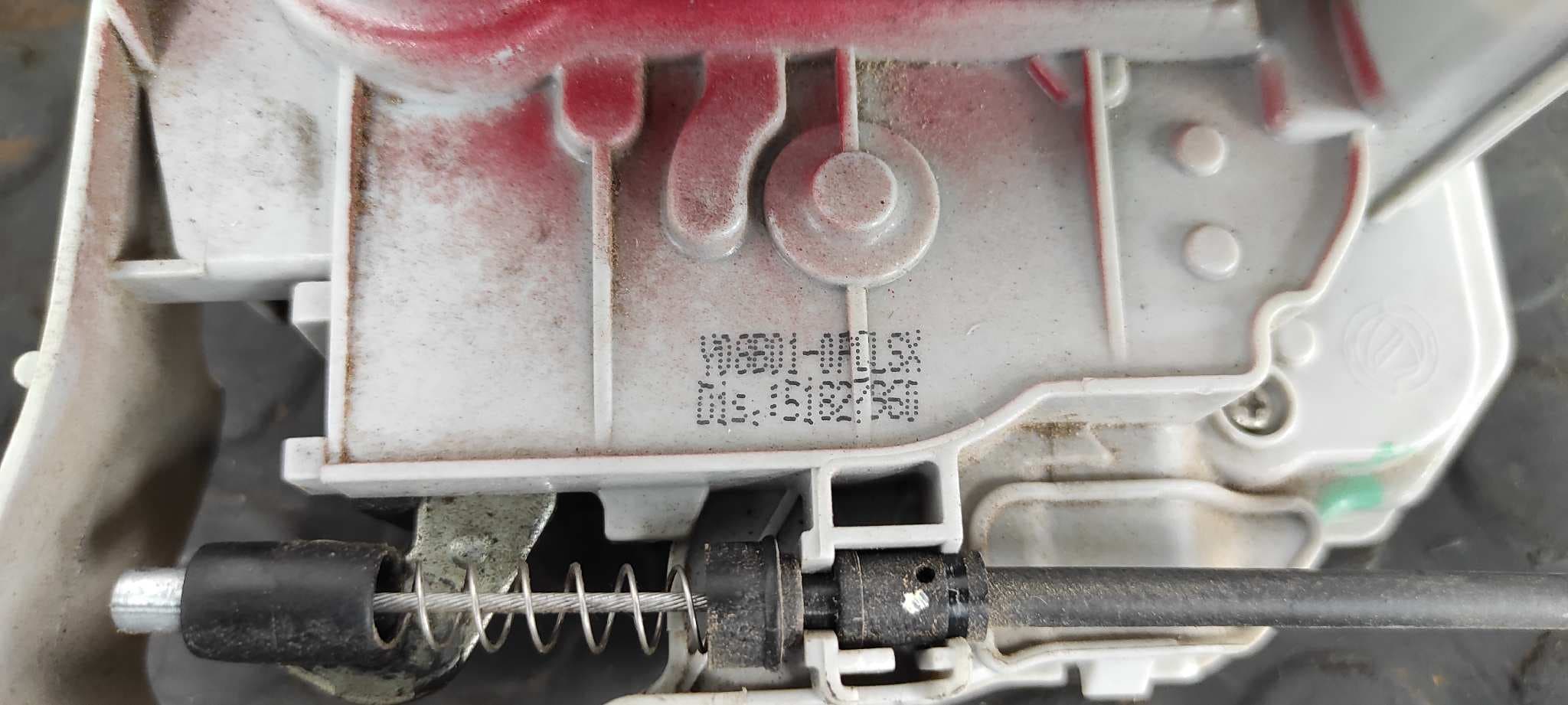 Recambio de CERRADURA PUERTA TRASERA IZQUIERDA para FIAT BRAVO (198) 1.6 16V Multijet Easy (77kW) 198A3000 referencia OEM IAM 151827960   - ROJO 6