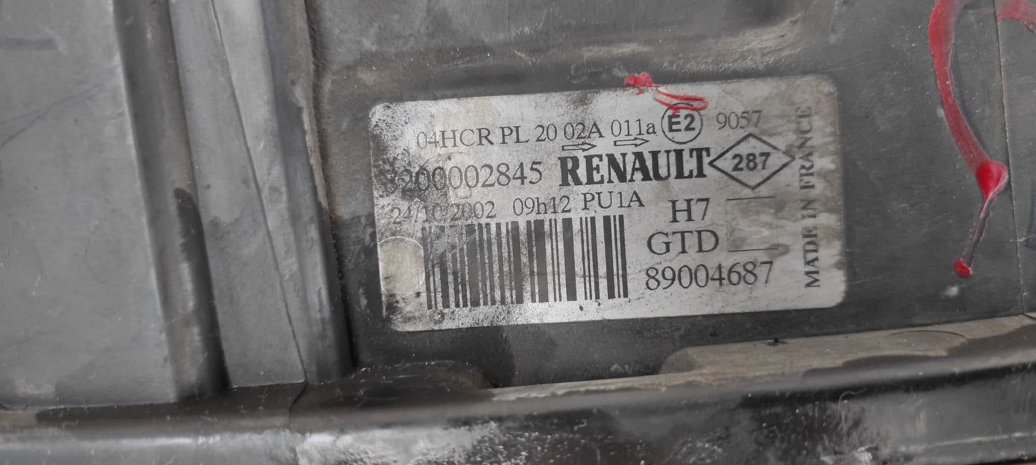 Recambio de FARO IZQUIERDO para RENAULT LAGUNA II (BG0) 1.9 dCi Diesel CAT F9QT7 referencia OEM IAM 8200002845   - AZUL 5