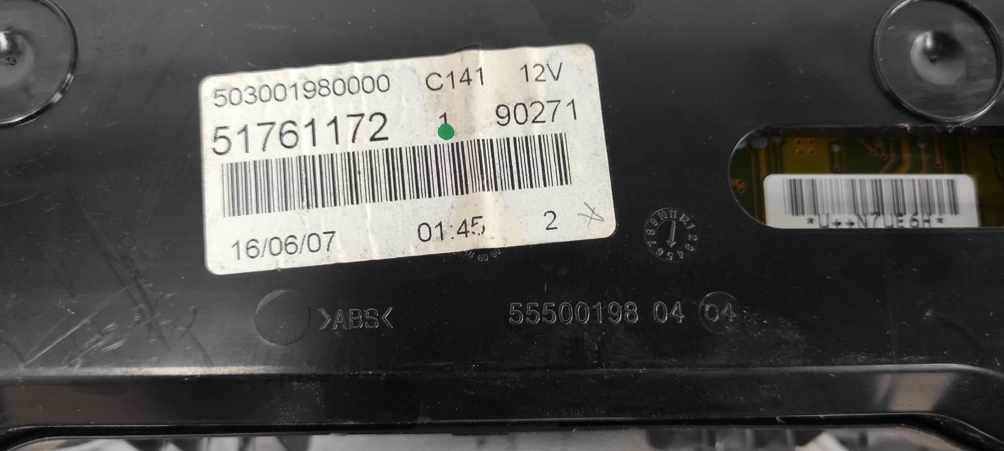 Recambio de CUADRO INSTRUMENTOS para FIAT BRAVO (198) 192A8000 referencia OEM IAM 51761172   - GRIS 6