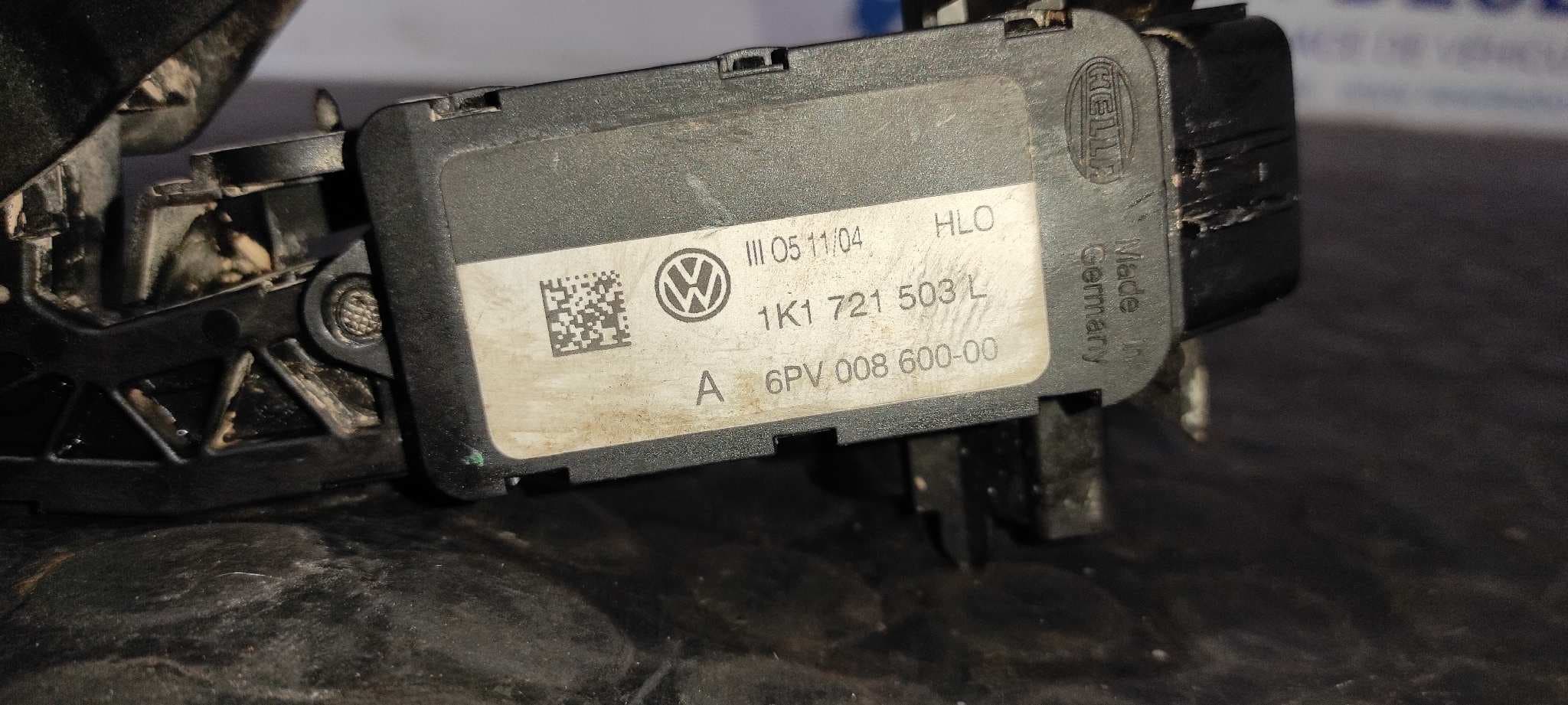 Recambio de POTENCIOMETRO PEDAL para AUDI A3 (8P) 2.0 TDI Ambiente BKD referencia OEM IAM 1K1721503L   - NEGRO 5