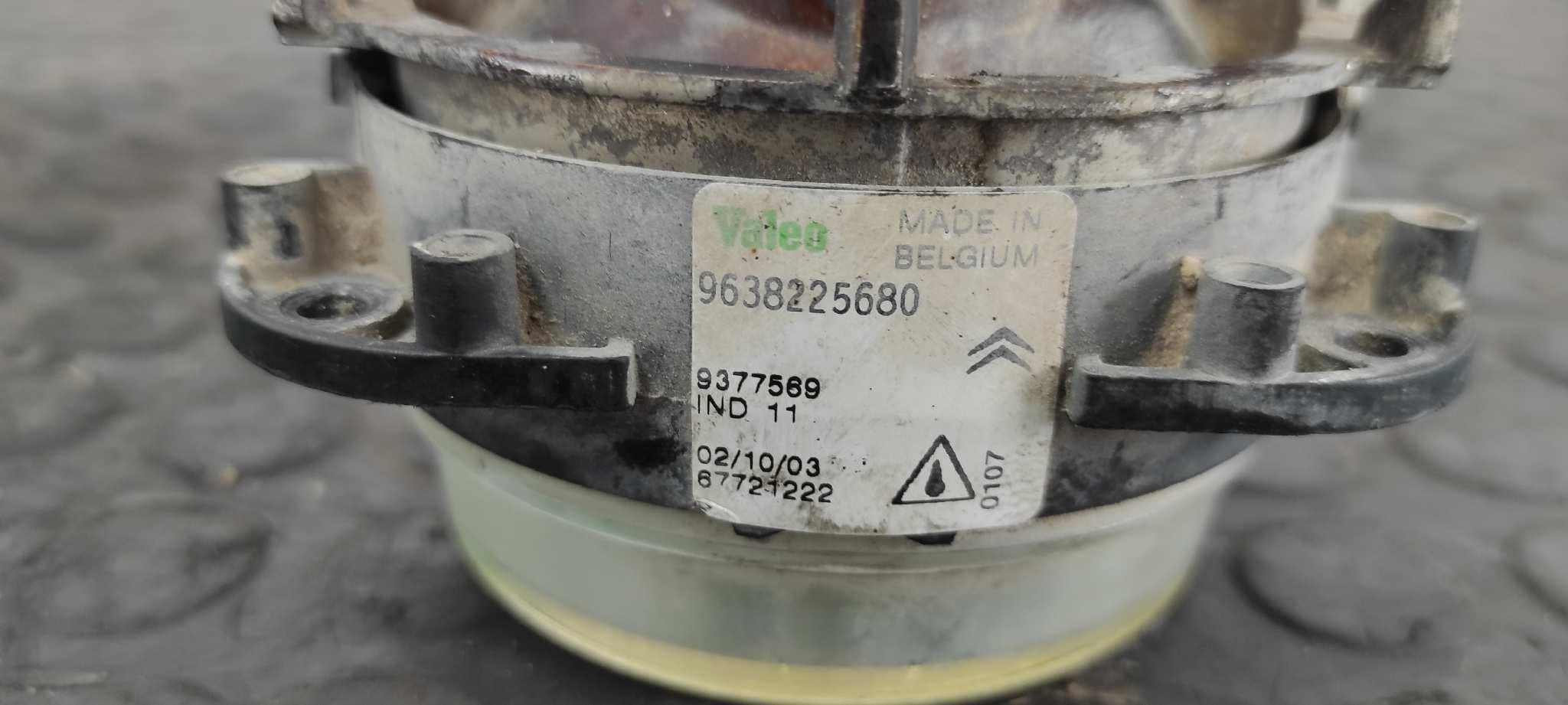 Recambio de FARO ANTINIEBLA DERECHO para CITROEN XSARA PICASSO 2.0 HDi SX RHY referencia OEM IAM 9638225680   - AZUL 4