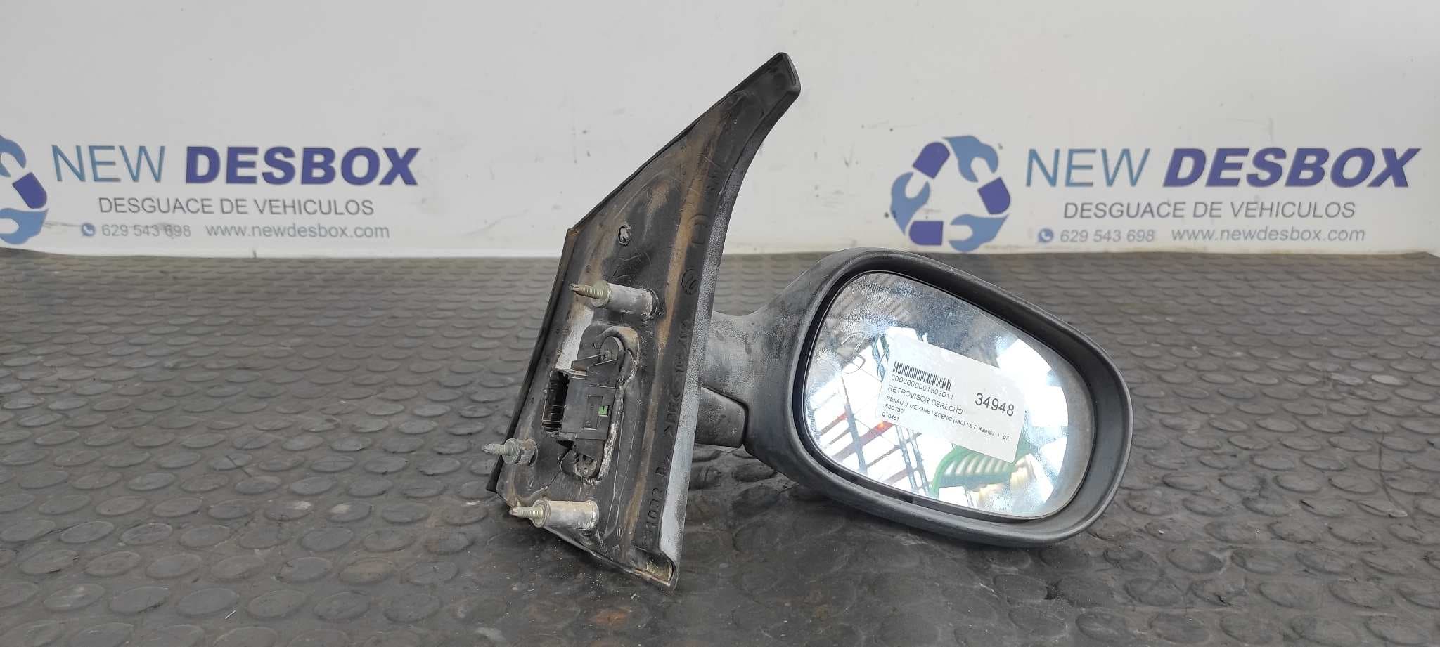 Recambio de RETROVISOR DERECHO para RENAULT MEGANE I SCENIC (JA0) 1.9 D Kaleido F9Q730 referencia OEM IAM 010461   - AZUL