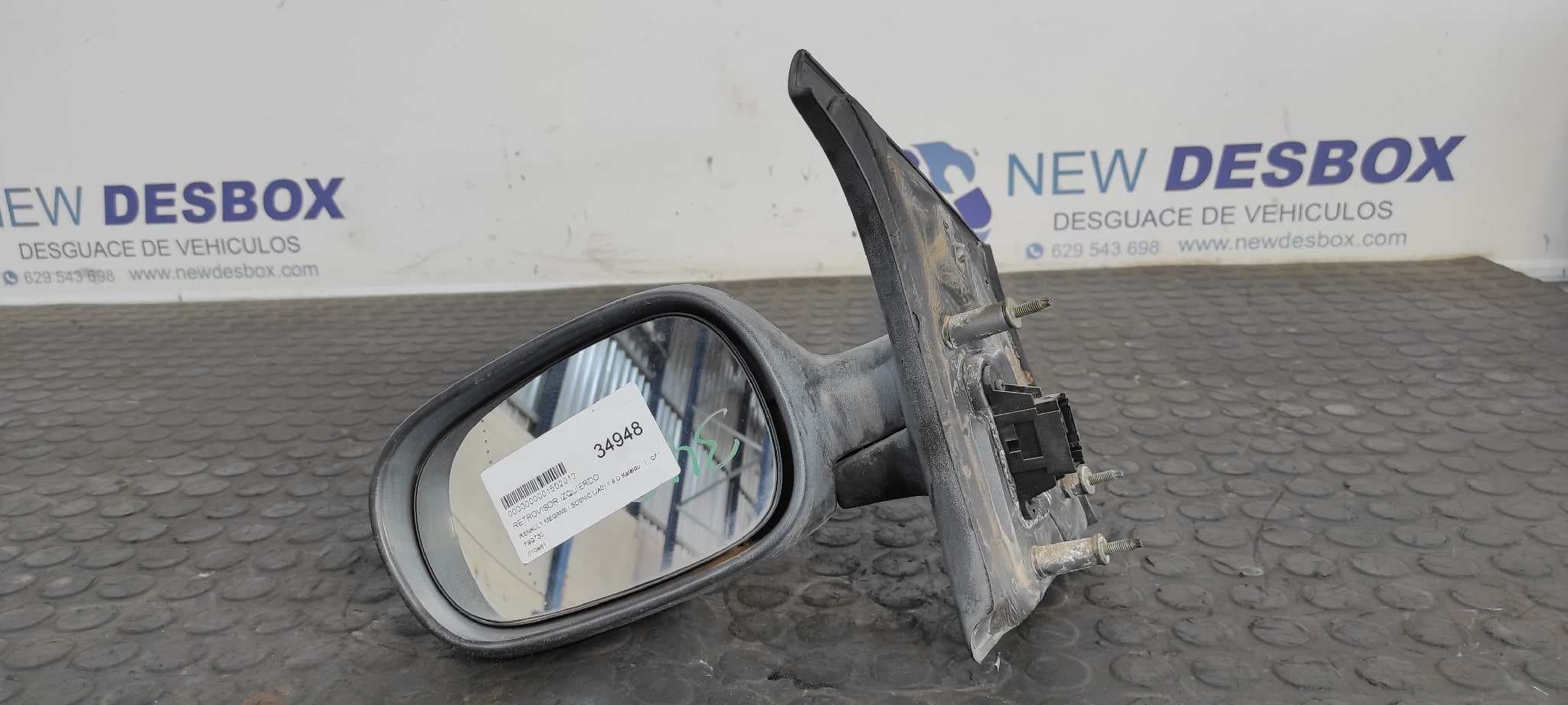 Recambio de RETROVISOR IZQUIERDO para RENAULT MEGANE I SCENIC (JA0) 1.9 D Kaleido F9Q730 referencia OEM IAM 010461   - AZUL