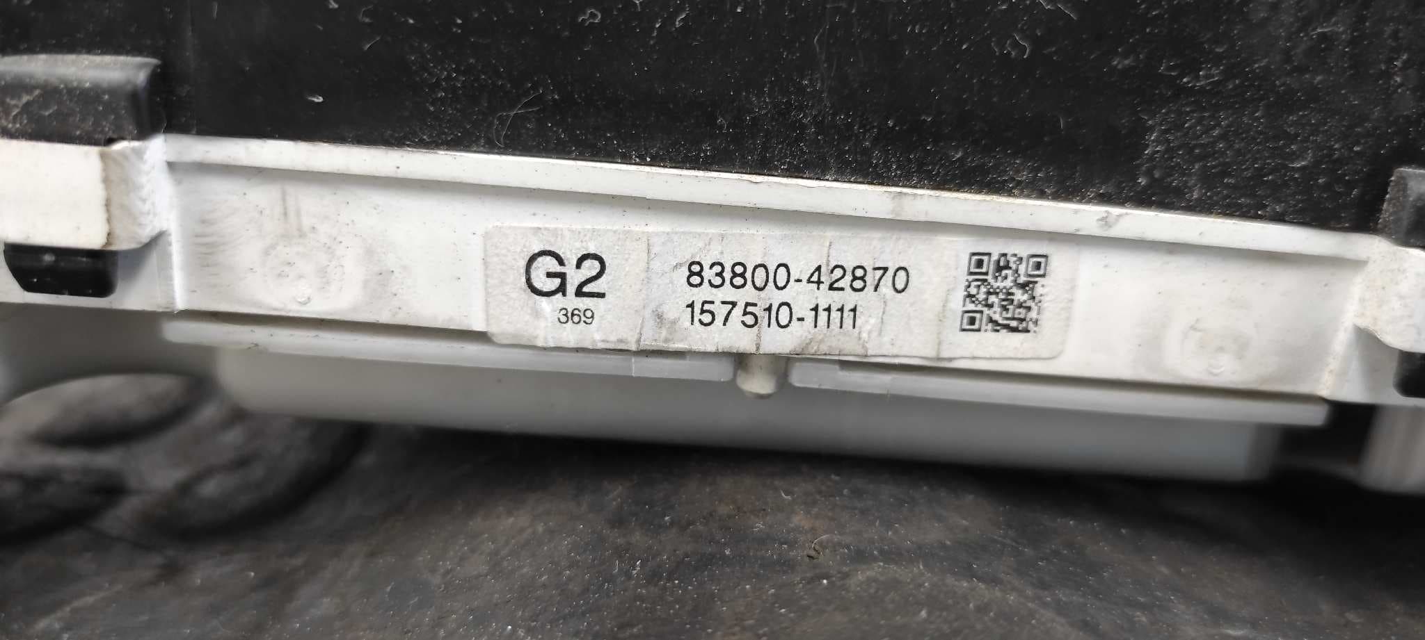Recambio de CUADRO INSTRUMENTOS para TOYOTA RAV 4 (A2) 1AZFE referencia OEM IAM 8380042870   - GRIS PLATA 6