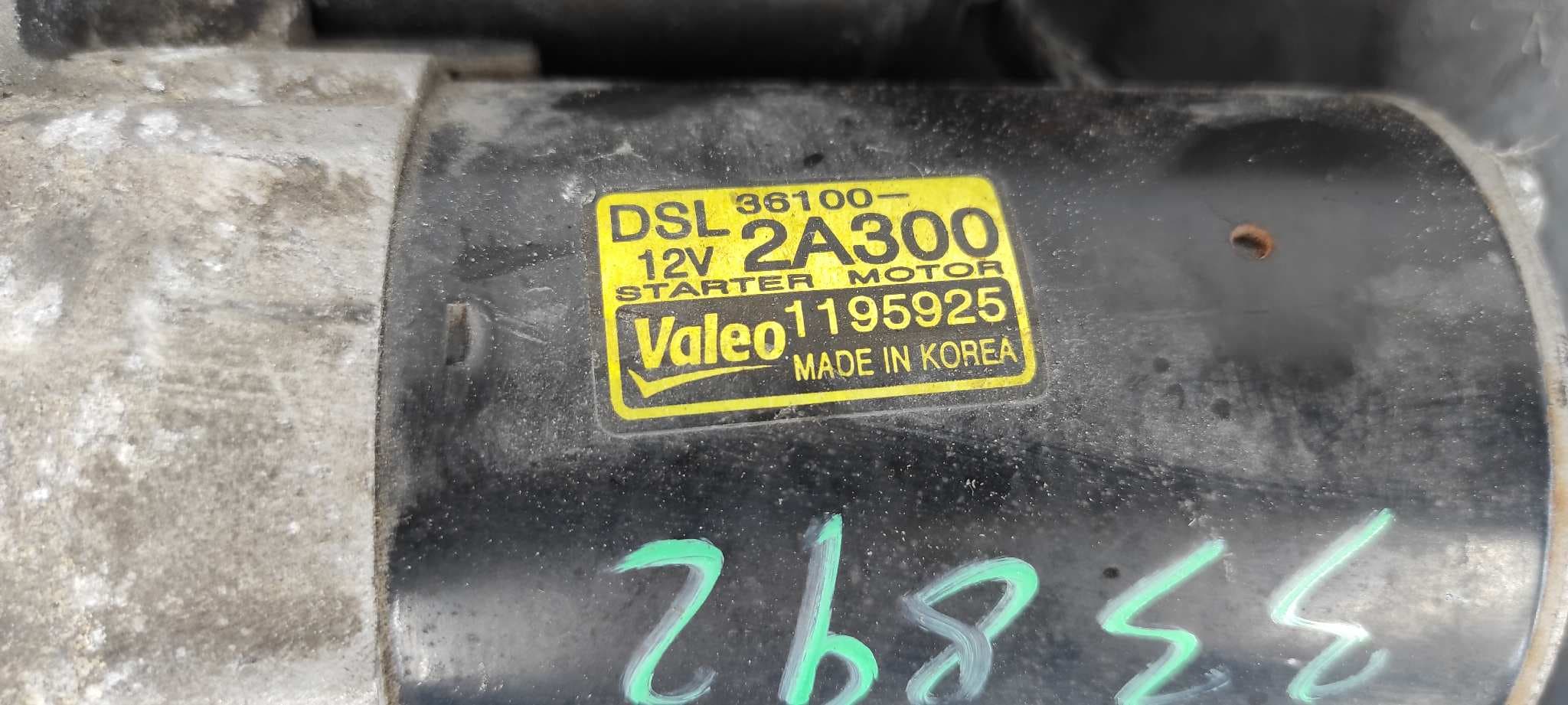 Recambio de MOTOR ARRANQUE para KIA SOUL 1.6 CRDi CAT D4FB referencia OEM IAM 361002A300   - BLANCO 3