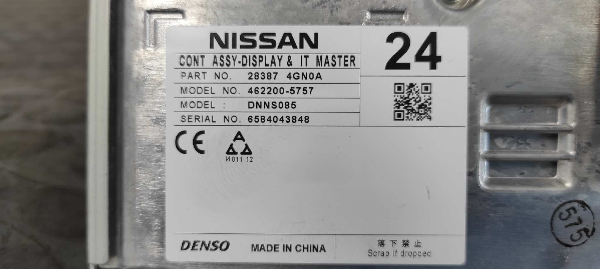 Recambio de SISTEMA NAVEGACION GPS para INFINITI Q50 2.2 referencia OEM IAM 283874GN0A 10