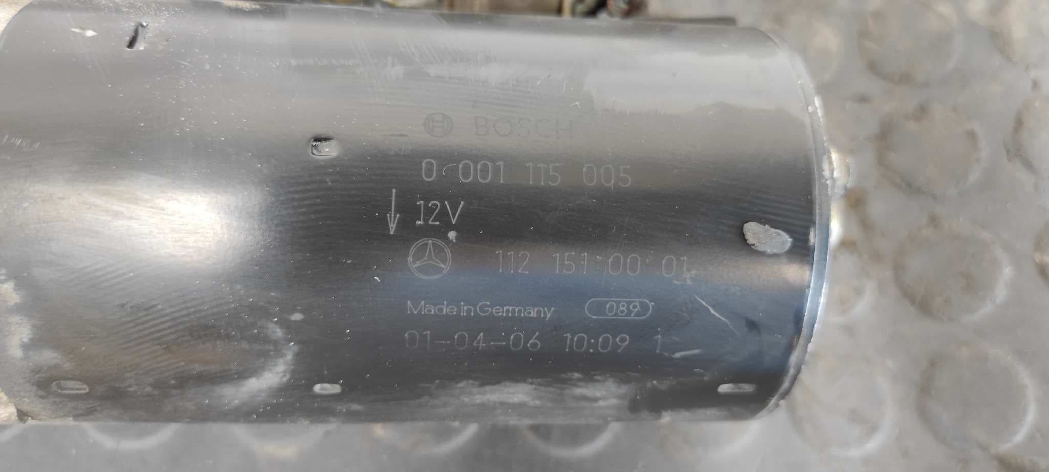 Recambio de MOTOR ARRANQUE para MERCEDES-BENZ CLASE CL (W215) COUPE M113960 referencia OEM IAM 1121510001   - NEGRO 5