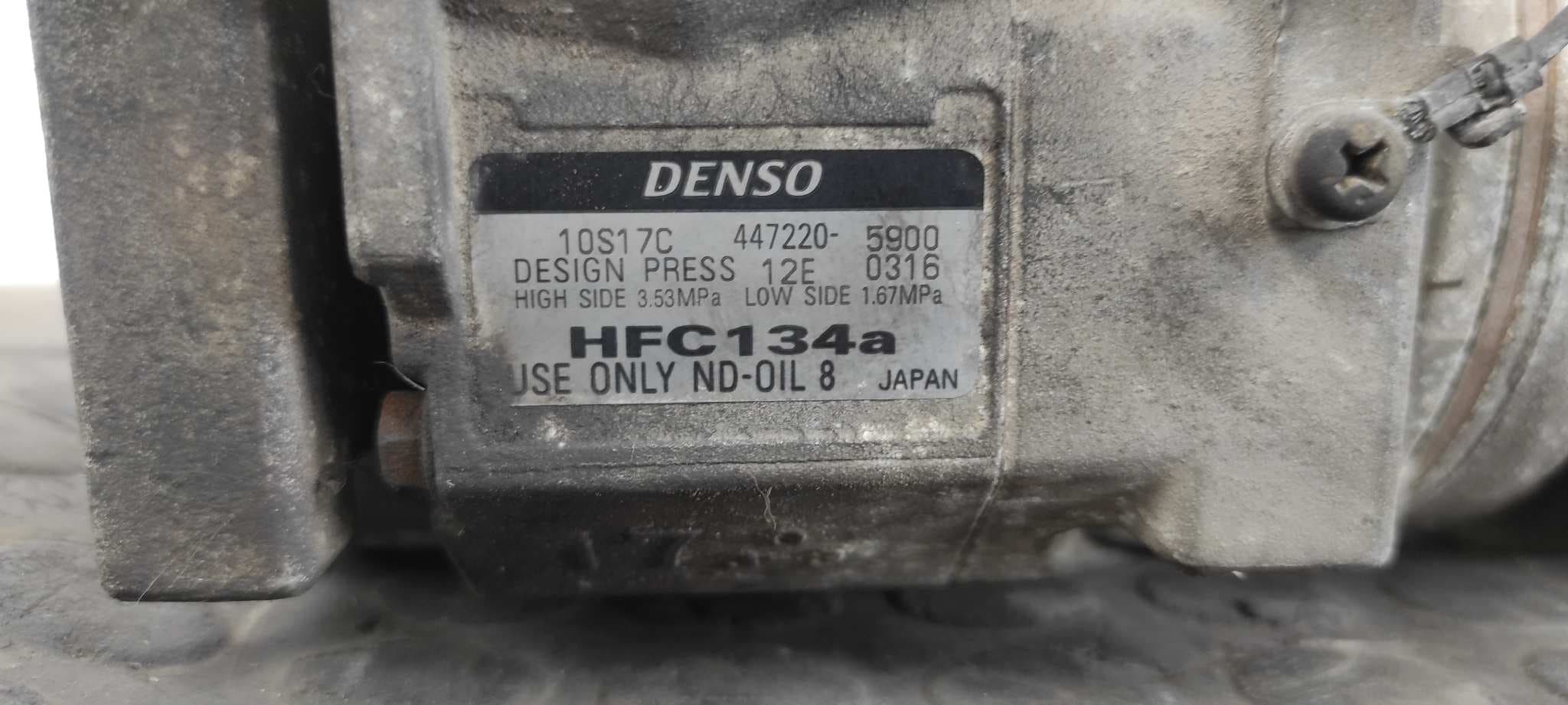 Recambio de COMPRESOR AIRE ACONDICIONADO para HONDA ACCORD BERLINA (CL/CN) 2.2i CTDi Executive N22A1 referencia OEM IAM 4472205900   - AZUL 7