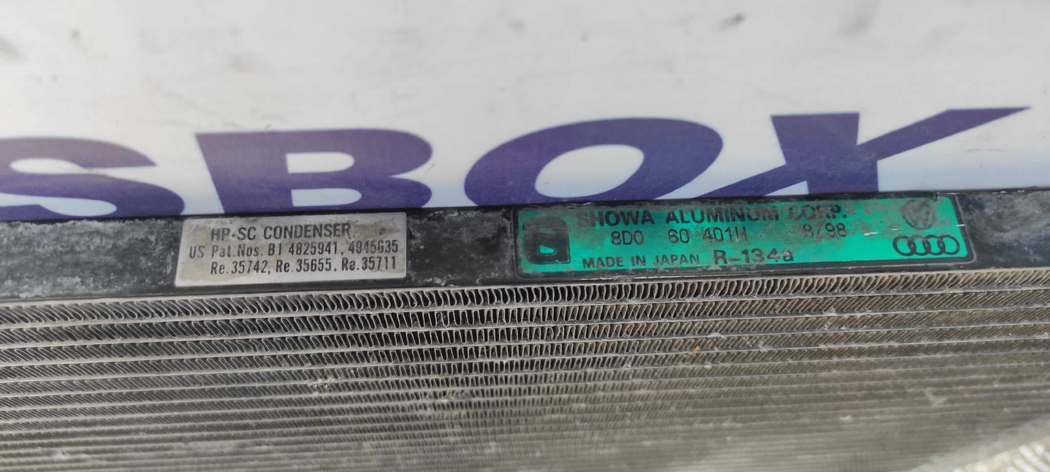 Recambio de CONDENSADOR / RADIADOR  AIRE ACONDICIONADO para VOLKSWAGEN PASSAT BERLINA (3B2) Básico AHL referencia OEM IAM 8D0260401H   - GRIS 3