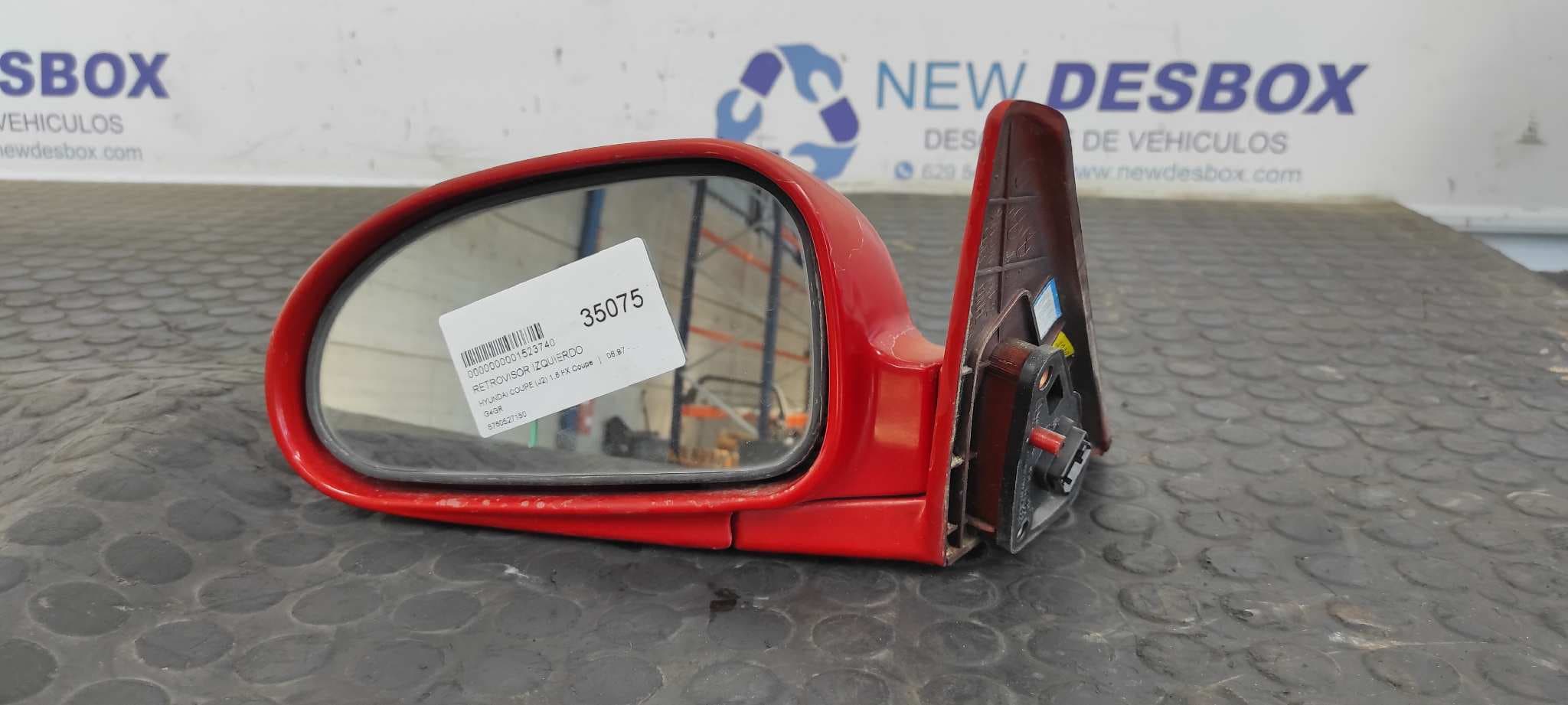Recambio de RETROVISOR IZQUIERDO para HYUNDAI COUPE (J2) 1.6 FX Coupe G4GR referencia OEM IAM 8760527150   - ROJO
