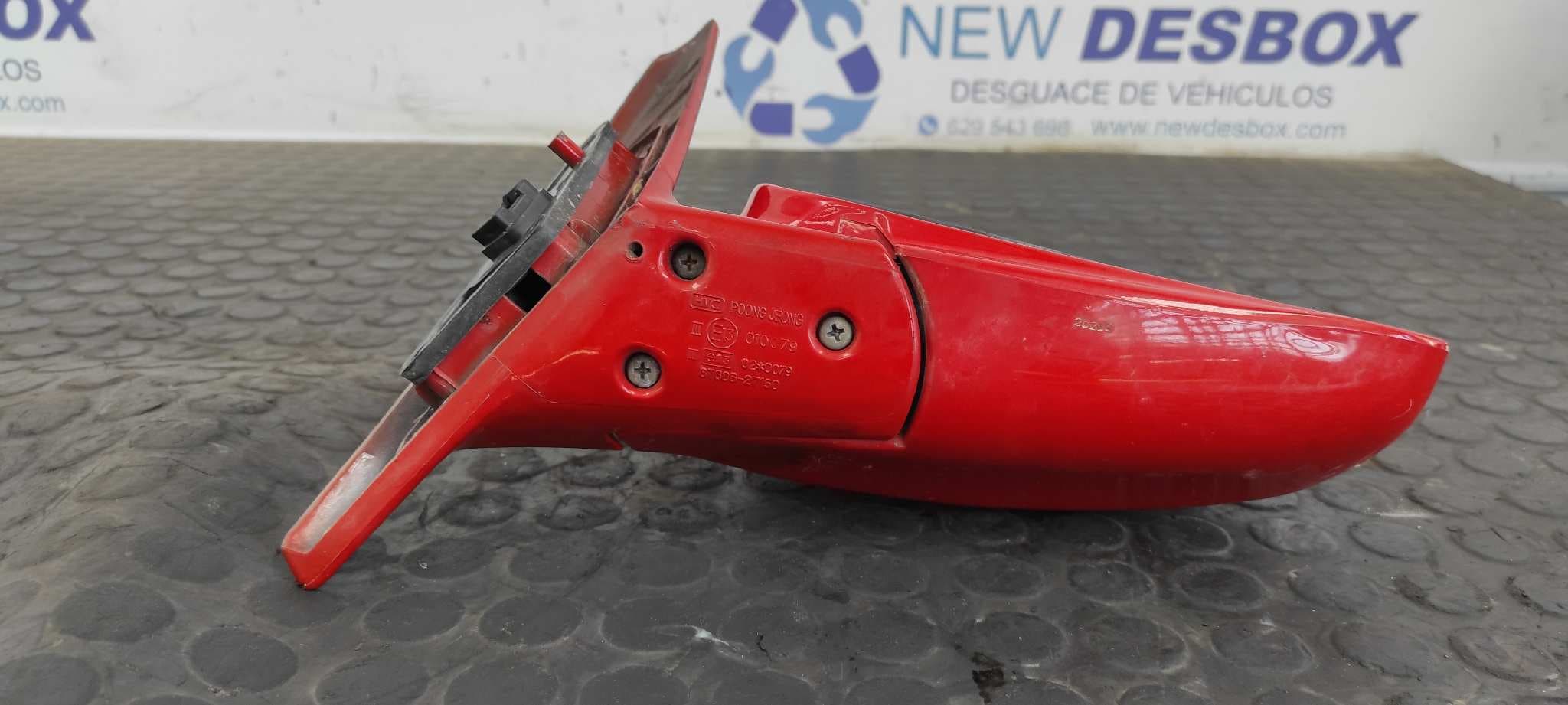 Recambio de RETROVISOR DERECHO para HYUNDAI COUPE (J2) 1.6 FX Coupe G4GR referencia OEM IAM 8760627150   - ROJO 5
