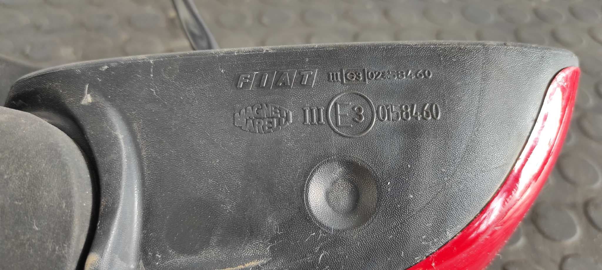 Recambio de RETROVISOR DERECHO para FIAT STILO (192) 1.6 16V 182B6000 referencia OEM IAM 0158460   - ROJO 6