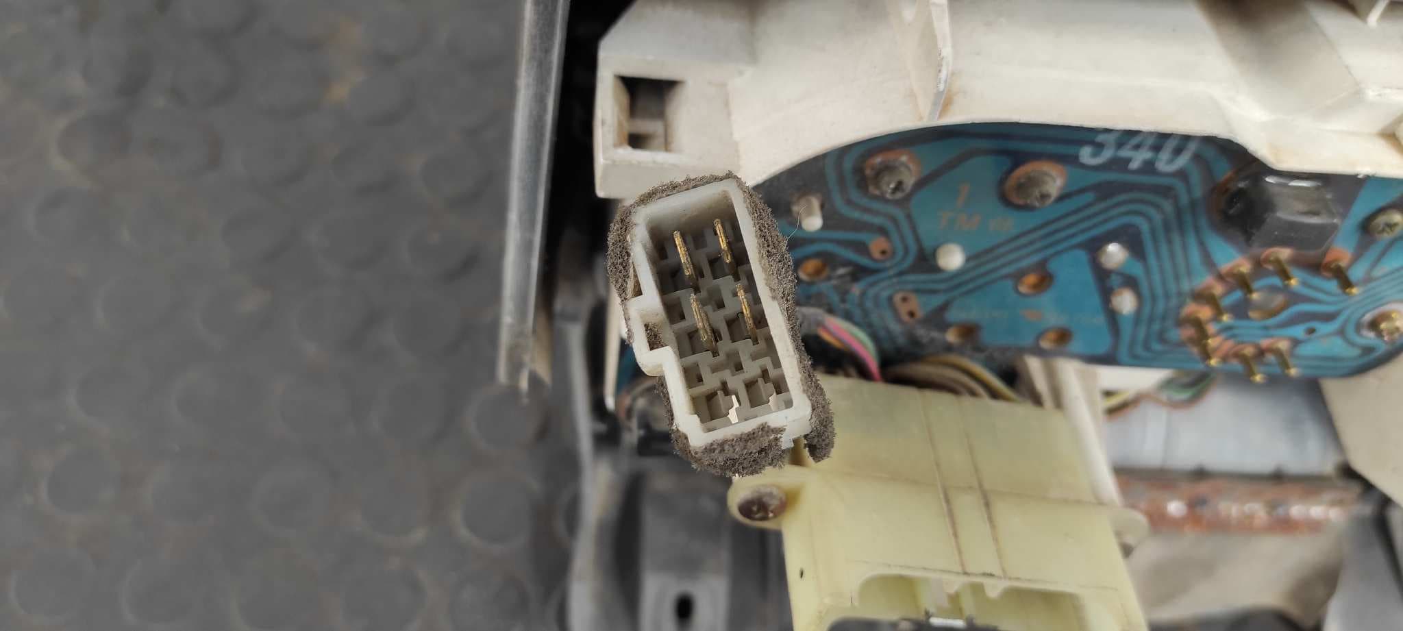 Recambio de CUADRO INSTRUMENTOS para MITSUBISHI PAJERO 2.5 TD 4D56 referencia OEM IAM MB716924   - AZUL 5
