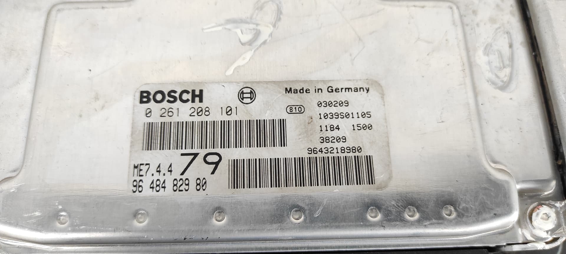 Recambio de CENTRALITA MOTOR UCE para PEUGEOT 206 BERLINA NFU        referencia OEM IAM 9648482980   - BLANCO 7