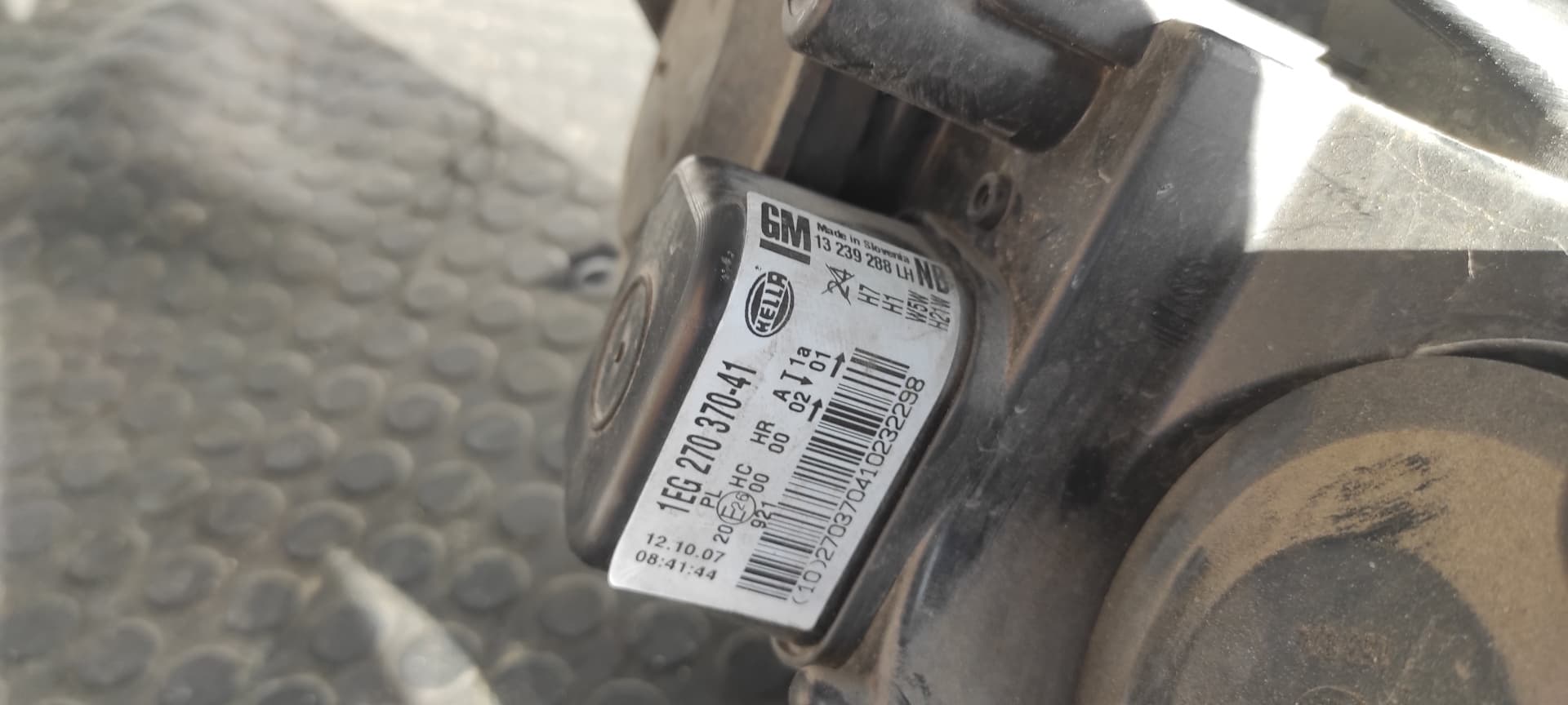 Recambio de FARO IZQUIERDO para OPEL ASTRA H BERLINA 1.6 16V Z16XE1 referencia OEM IAM 13239288   - NEGRO 5