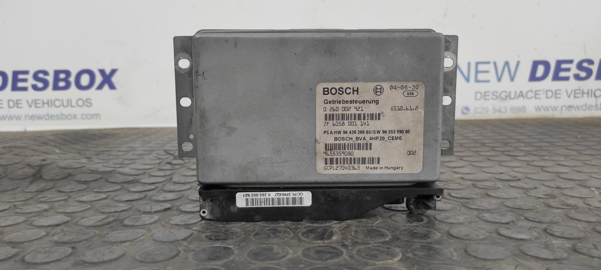 Recambio de CENTRALITA CAMBIO AUTOMATICO para PEUGEOT 407 RHR referencia OEM IAM 9655359080   - BLANCO