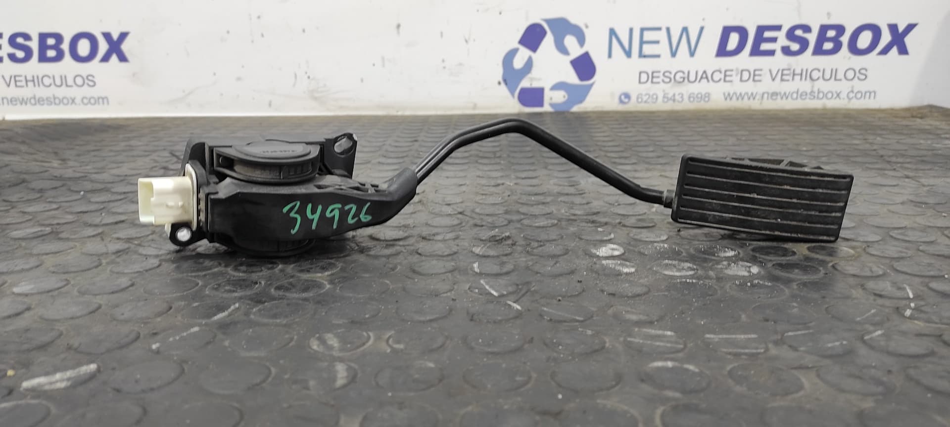 Recambio de POTENCIOMETRO PEDAL para PEUGEOT 407 RHR referencia OEM IAM 9644939680   - BLANCO 5