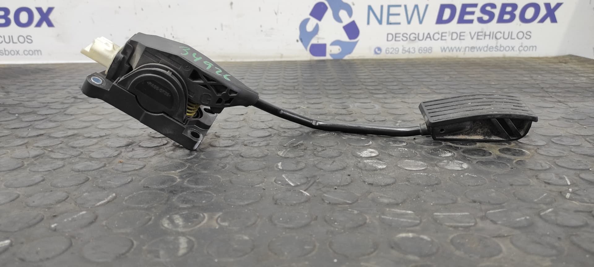 Recambio de POTENCIOMETRO PEDAL para PEUGEOT 407 RHR referencia OEM IAM 9644939680   - BLANCO 2