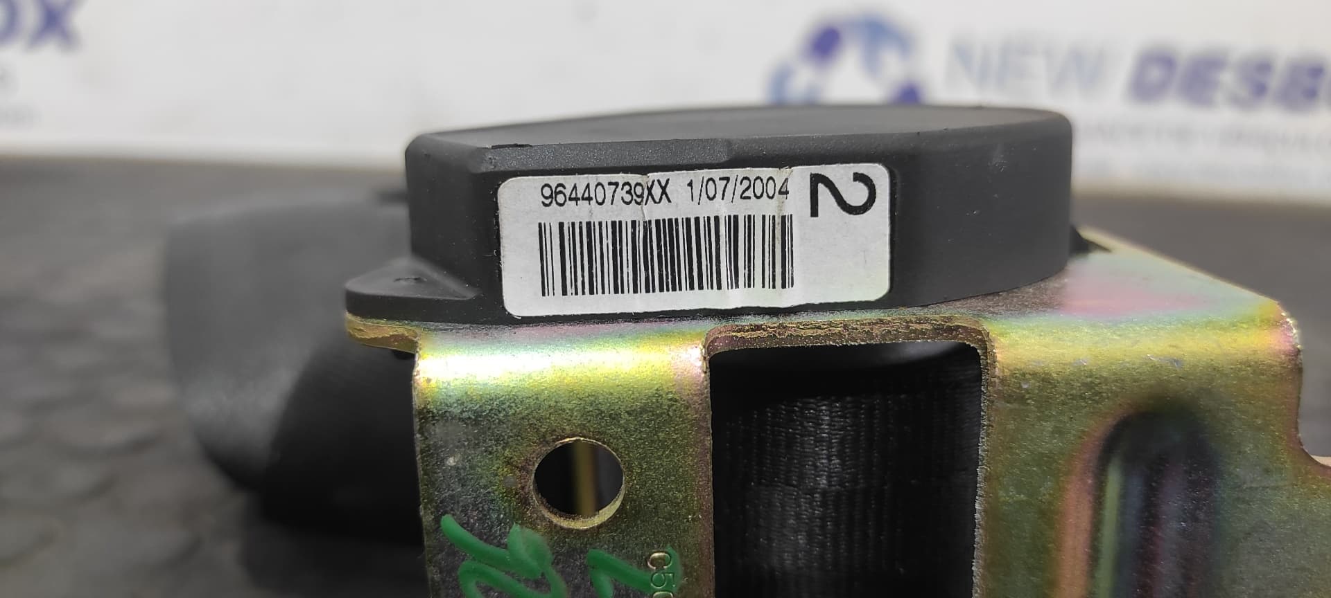 Recambio de CINTURON TRASERO IZQUIERDO para PEUGEOT 407 ST Confort RHR referencia OEM IAM 96440739XX   - BLANCO 4