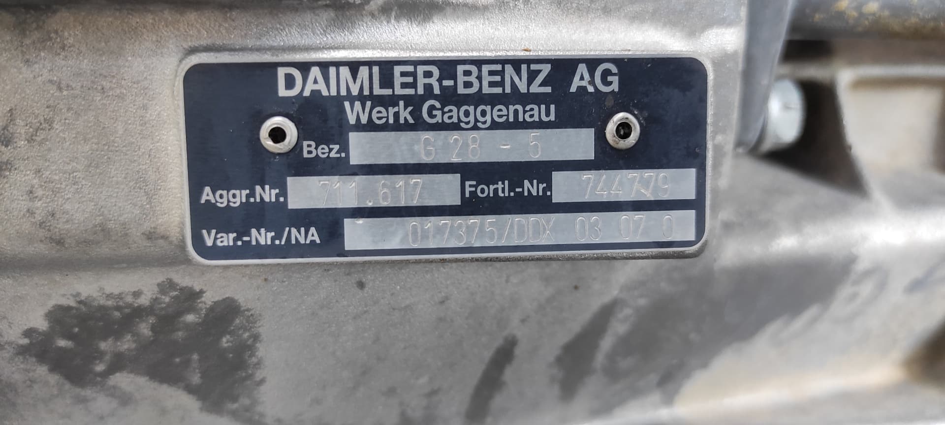 Recambio de CAJA CAMBIOS para VOLKSWAGEN LT CAJA ABIERTA (MOD. 1997) ATA referencia OEM IAM DDX - BLANCO 8