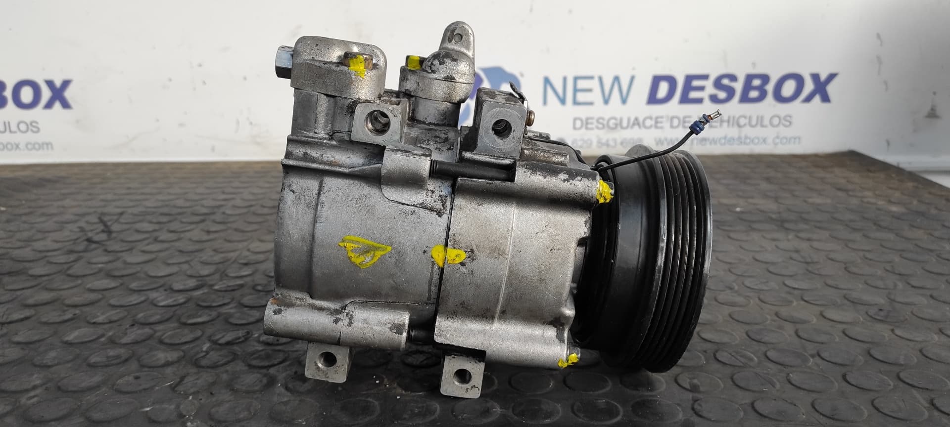 Recambio de COMPRESOR AIRE ACONDICIONADO para HYUNDAI TRAJET (FO) 2.0 16V CAT G4JPG referencia OEM IAM H91   - AZUL 3
