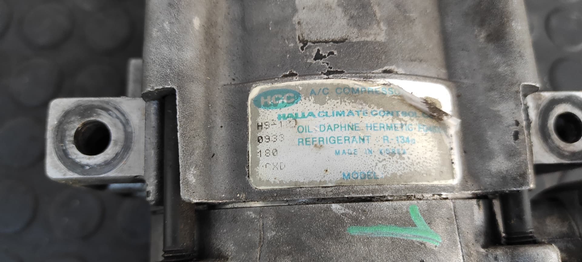 Recambio de COMPRESOR AIRE ACONDICIONADO para HYUNDAI TRAJET (FO) 2.0 16V CAT G4JPG referencia OEM IAM H91   - AZUL 6