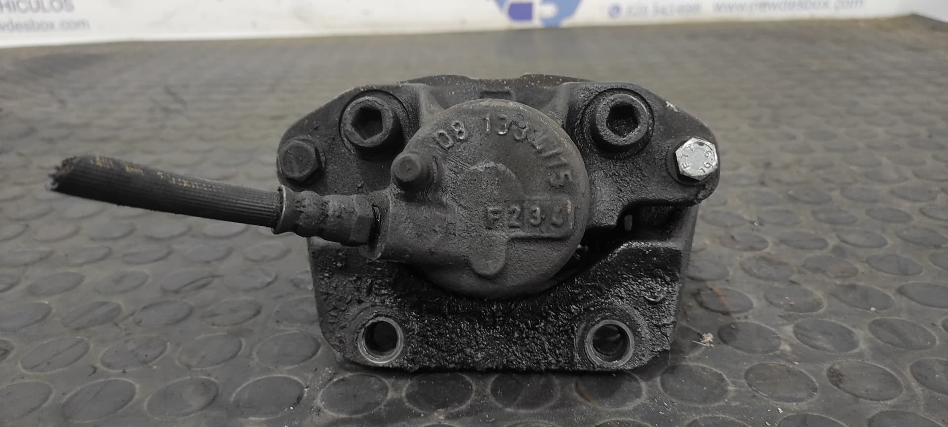 Recambio de PINZA DE FRENO DELANTERA IZQUIERDA para DACIA LOGAN Ambiance K7M F7 referencia OEM IAM 133415   - BLANCO 2