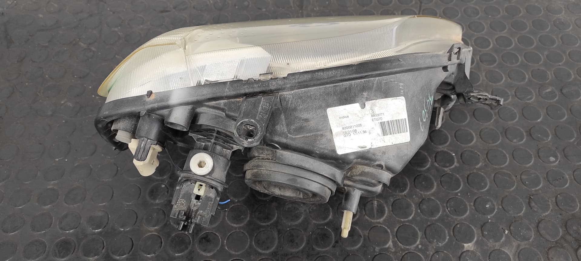 Recambio de FARO IZQUIERDO para DACIA LOGAN Ambiance K7M F7 referencia OEM IAM 8200211005   - BLANCO 4