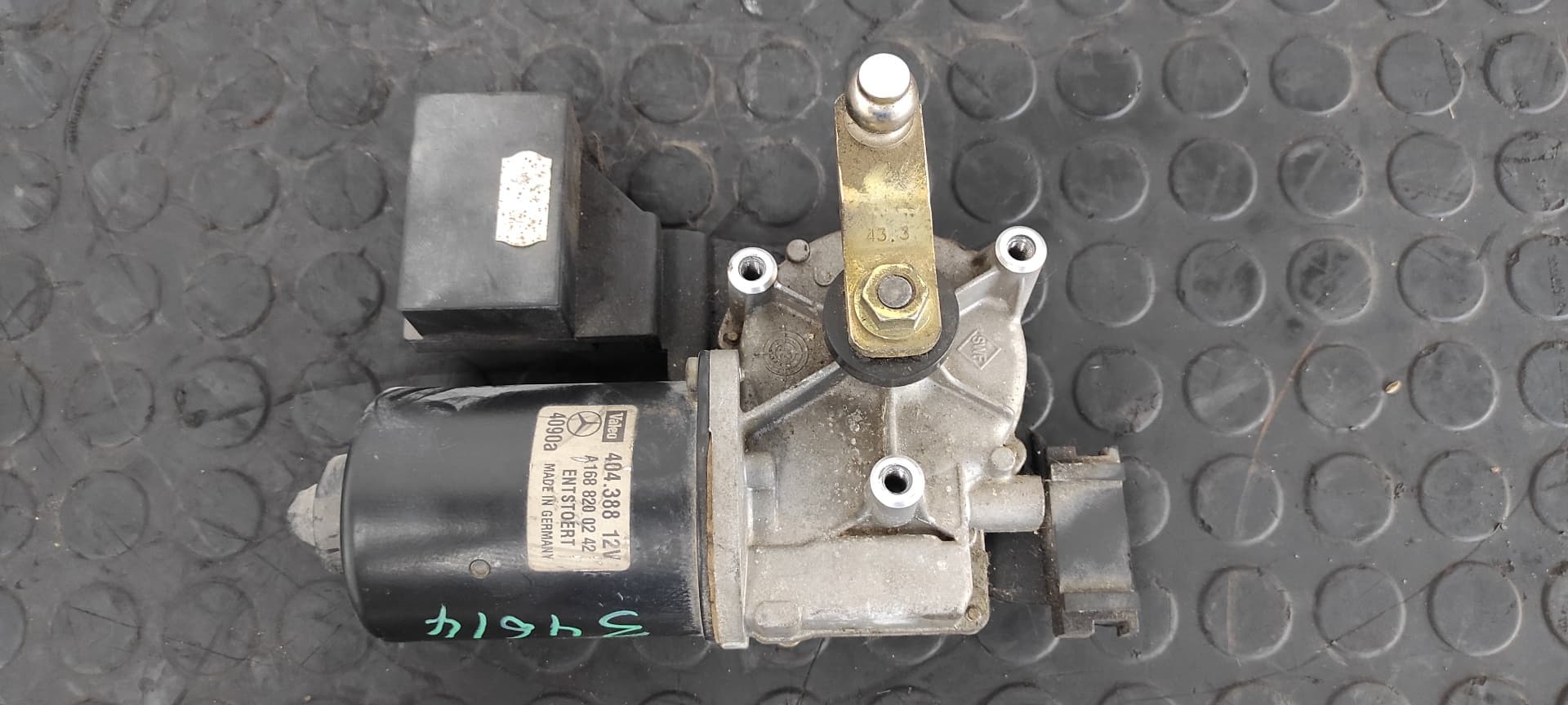 Recambio de MOTOR LIMPIA DELANTERO para MERCEDES-BENZ CLASE A (W168) 170 CDI (168.008) OM668940 referencia OEM IAM A1688200242   - GRANATE