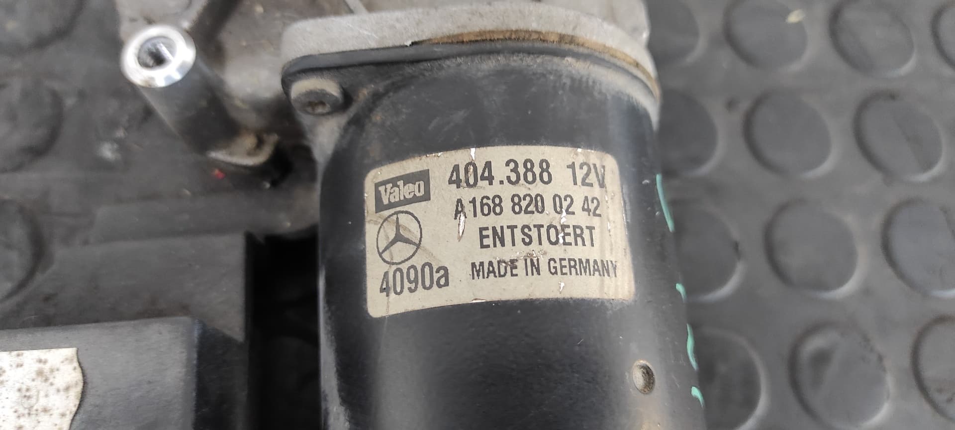 Recambio de MOTOR LIMPIA DELANTERO para MERCEDES-BENZ CLASE A (W168) 170 CDI (168.008) OM668940 referencia OEM IAM A1688200242   - GRANATE 6