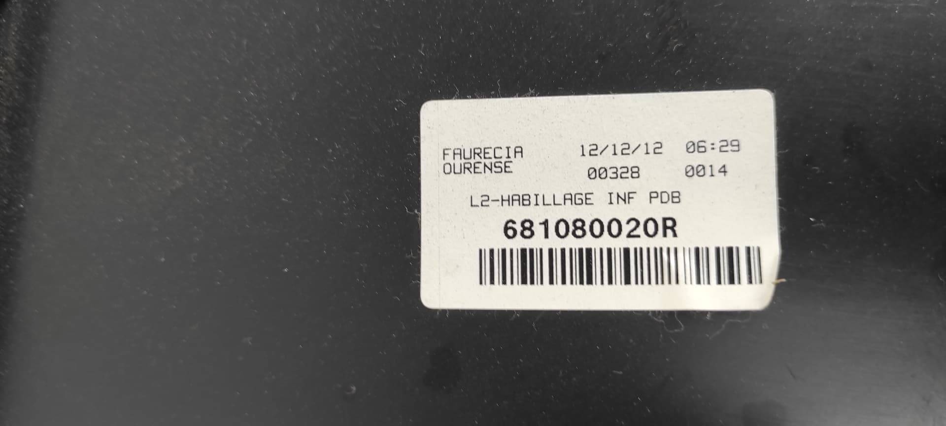 Recambio de GUANTERA para RENAULT MEGANE III BERLINA 5 P GT-Style H5F 4A referencia OEM IAM 681080020R   - BLANCO 3