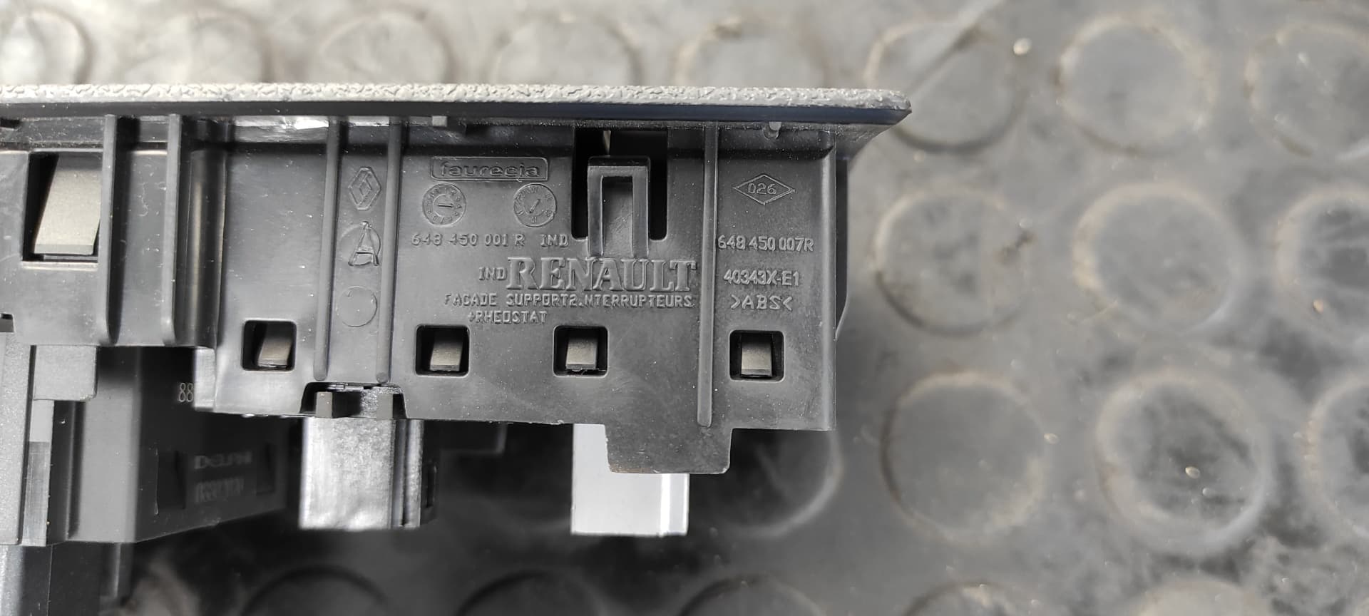 Recambio de MANDO MULTIFUNCION para RENAULT MEGANE III BERLINA 5 P GT-Style H5F 4A referencia OEM IAM 648450001R   - BLANCO 4